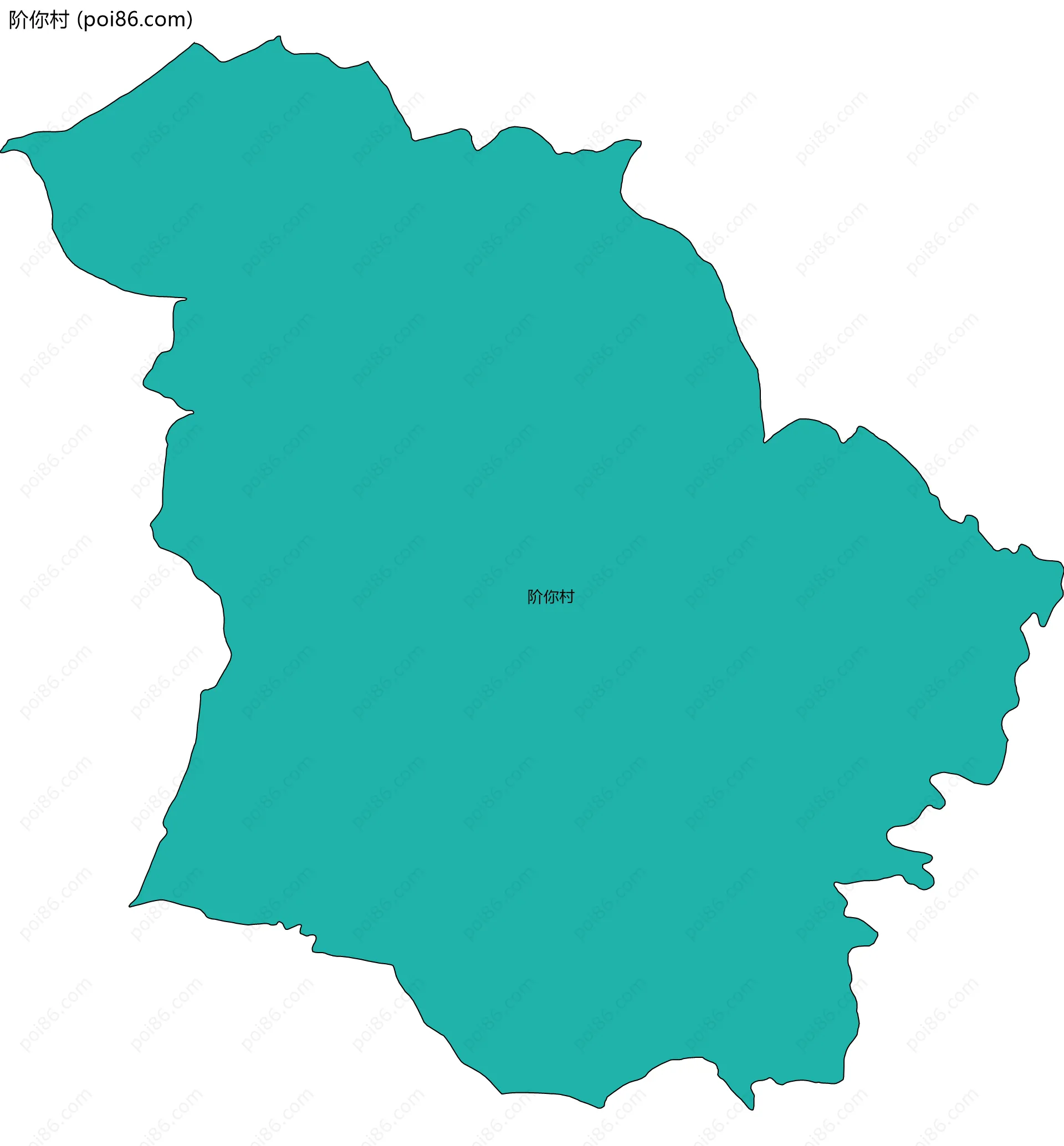 阶你村边界地图
