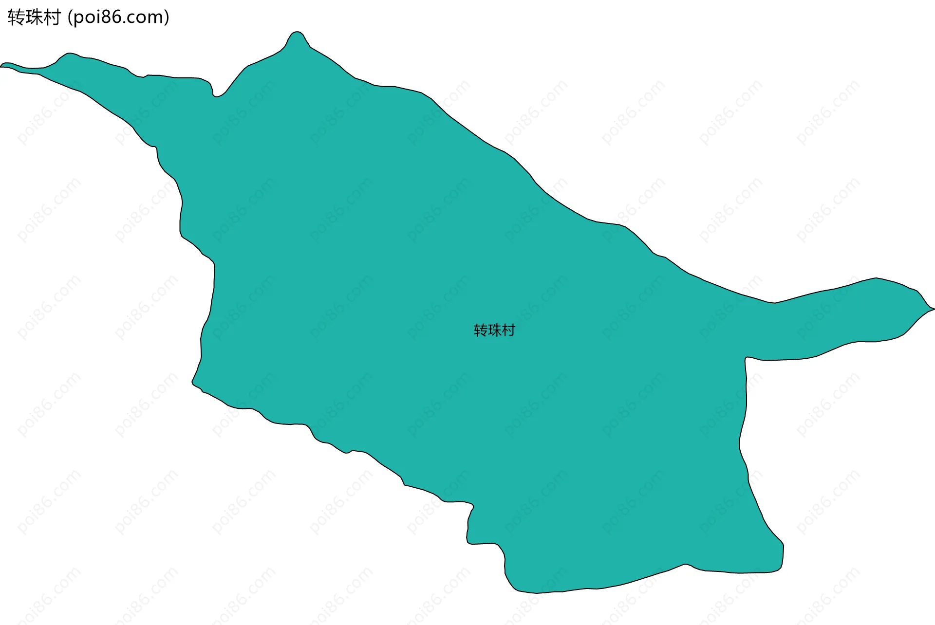 转珠村边界地图