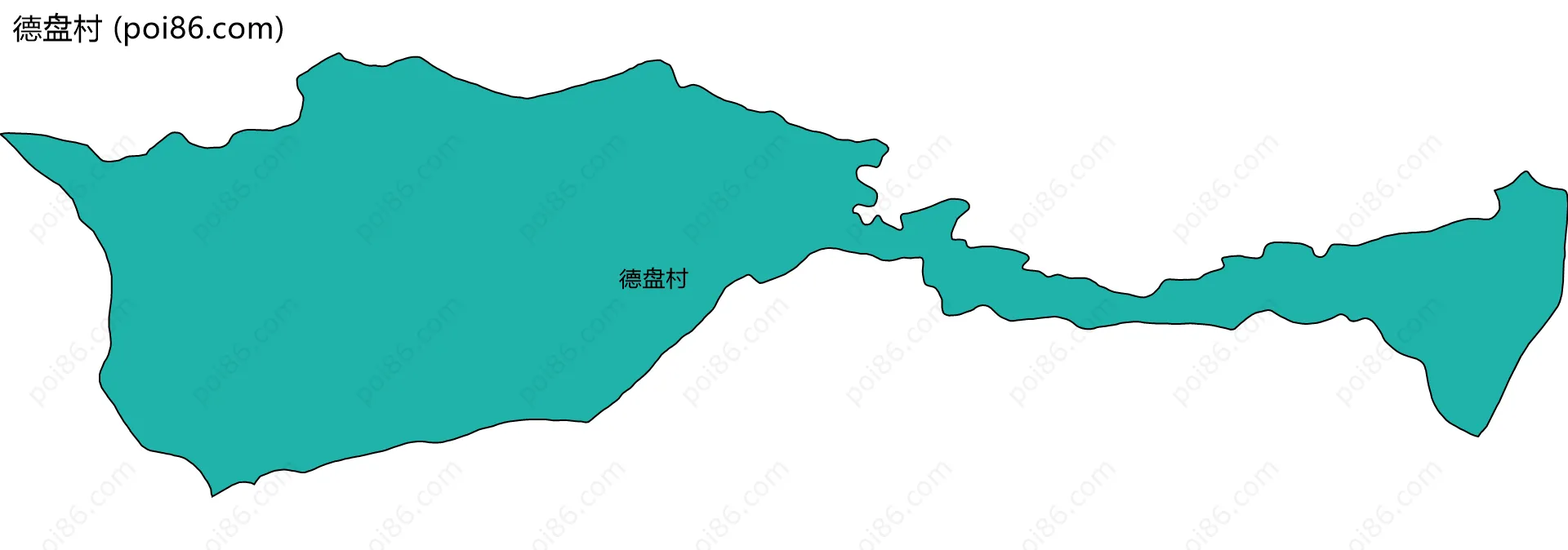 德盘村边界地图