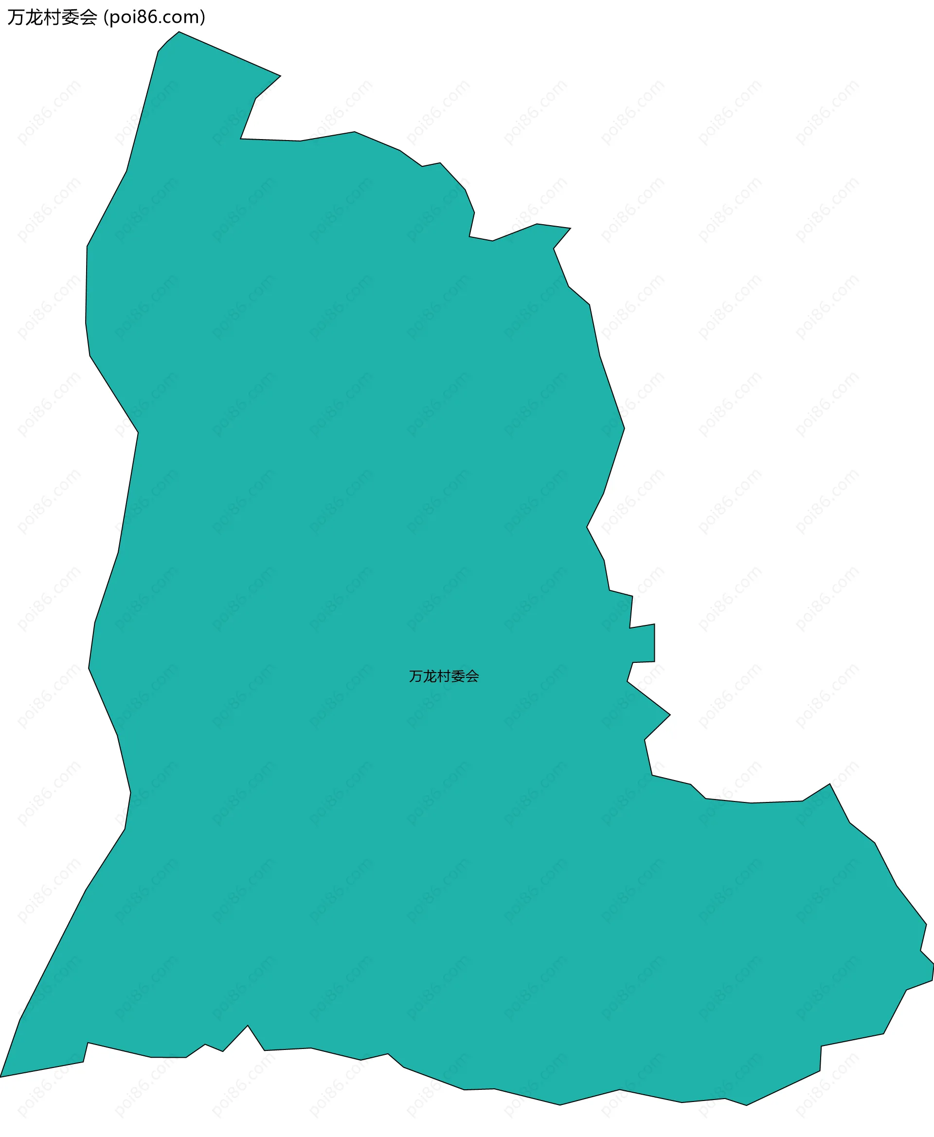 万龙村委会边界地图