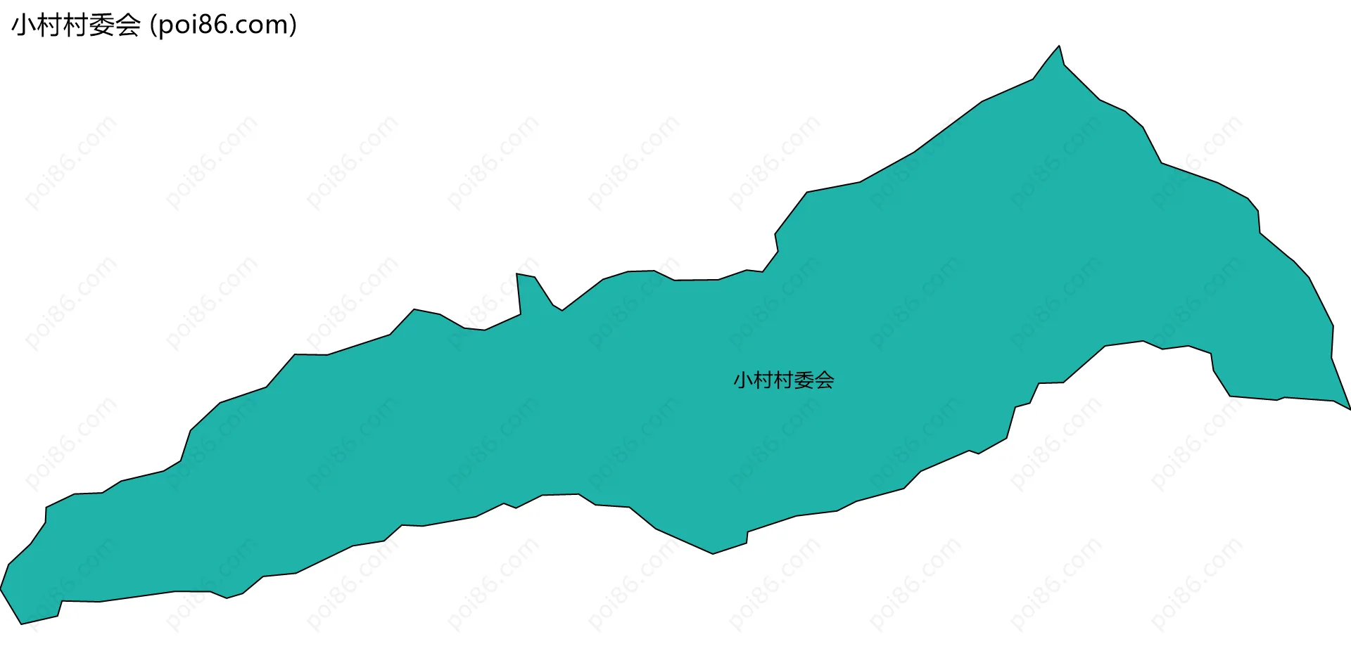 小村村委会边界地图