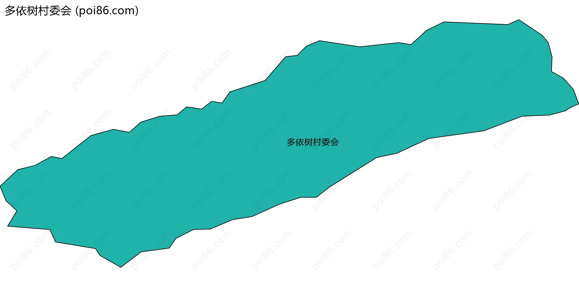 多依树村委会边界地图