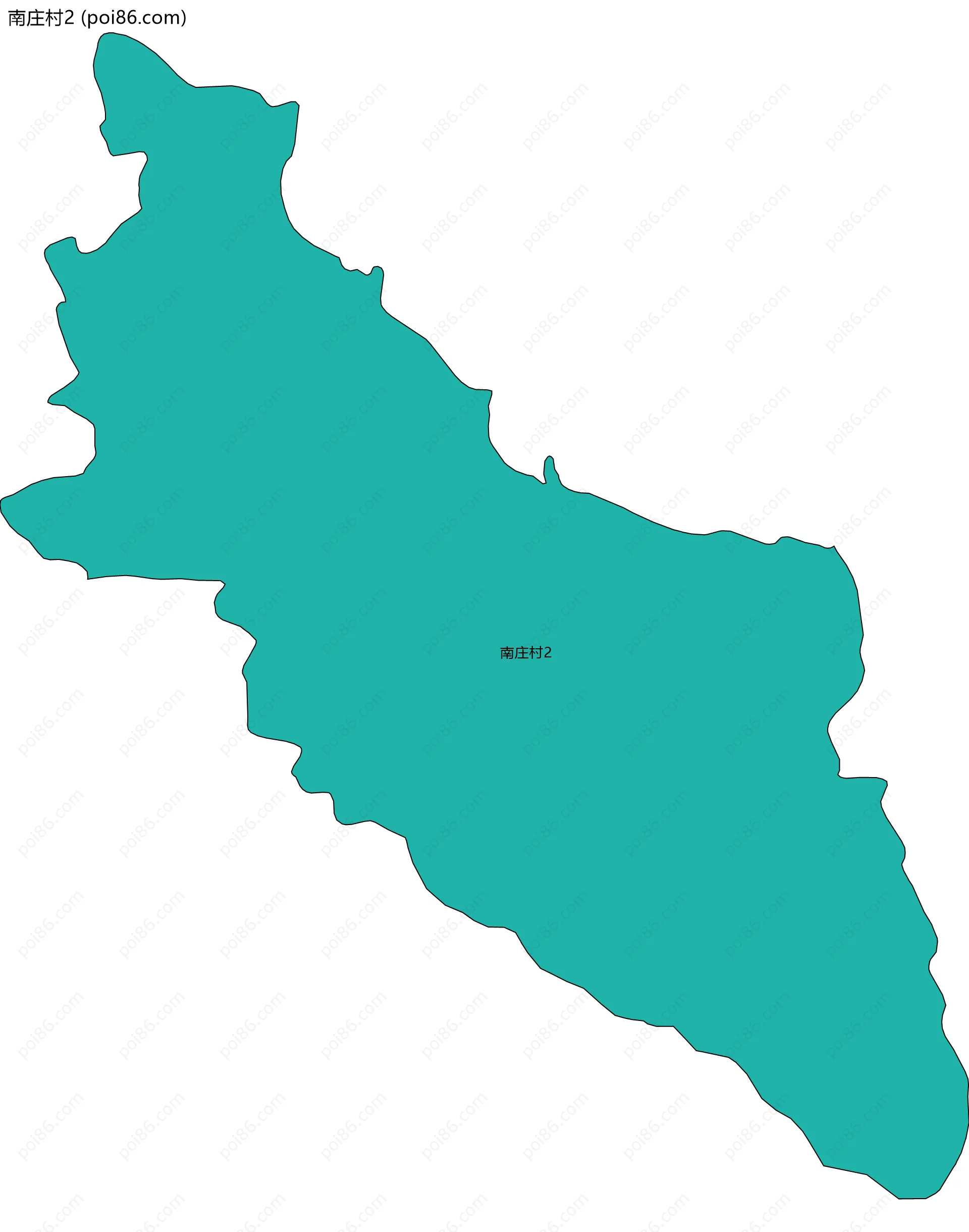 南庄村2边界地图