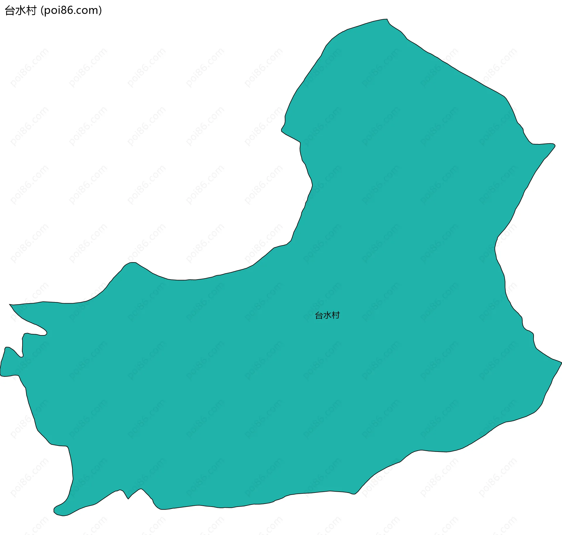 台水村边界地图