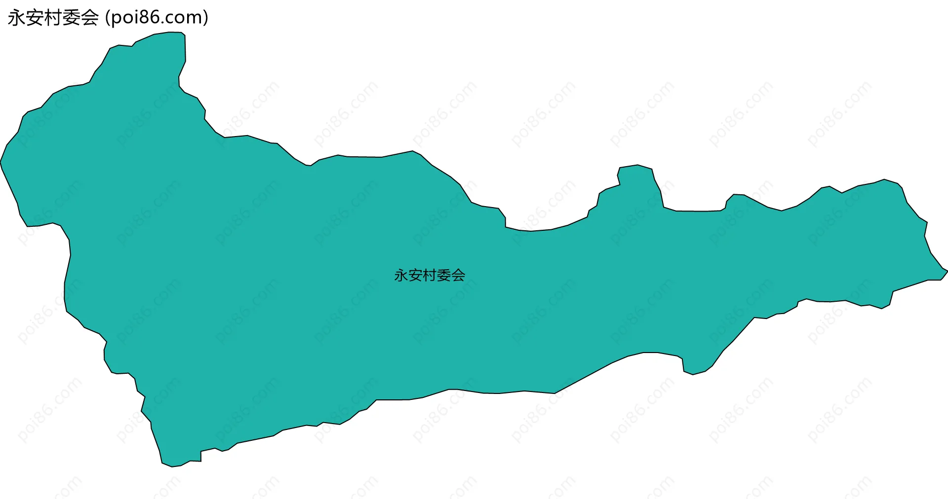 永安村委会边界地图