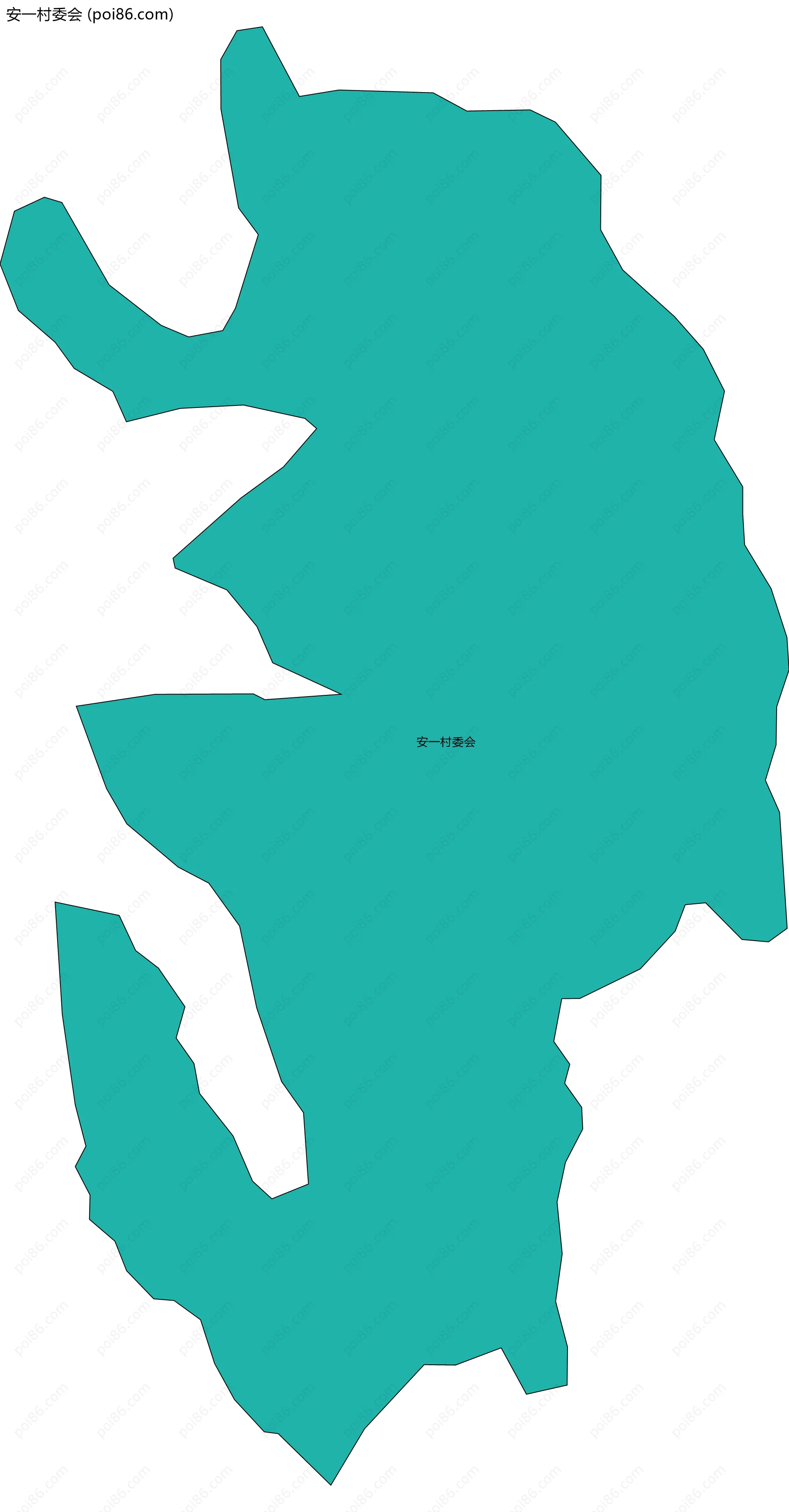 安一村委会边界地图