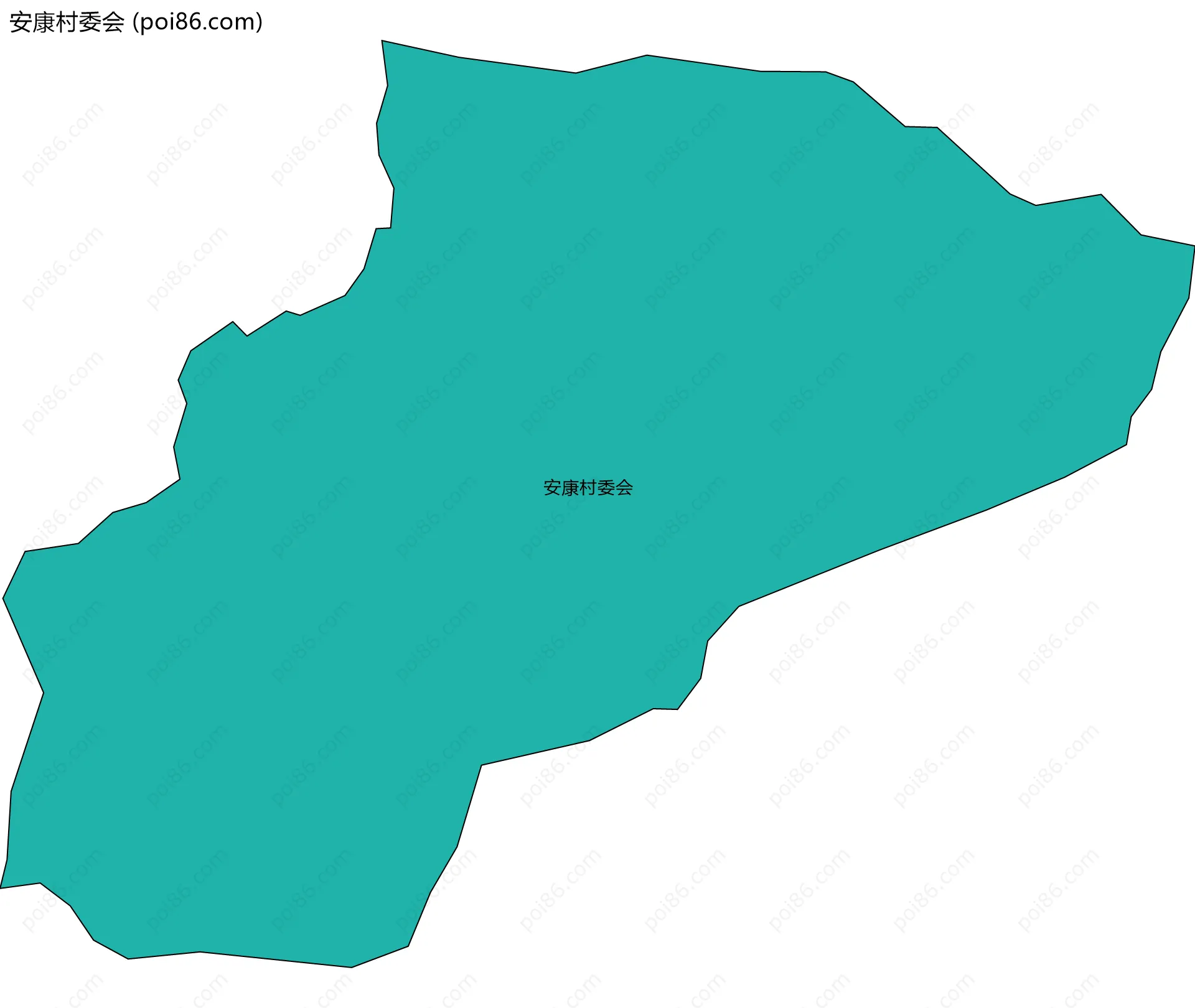 安康村委会边界地图