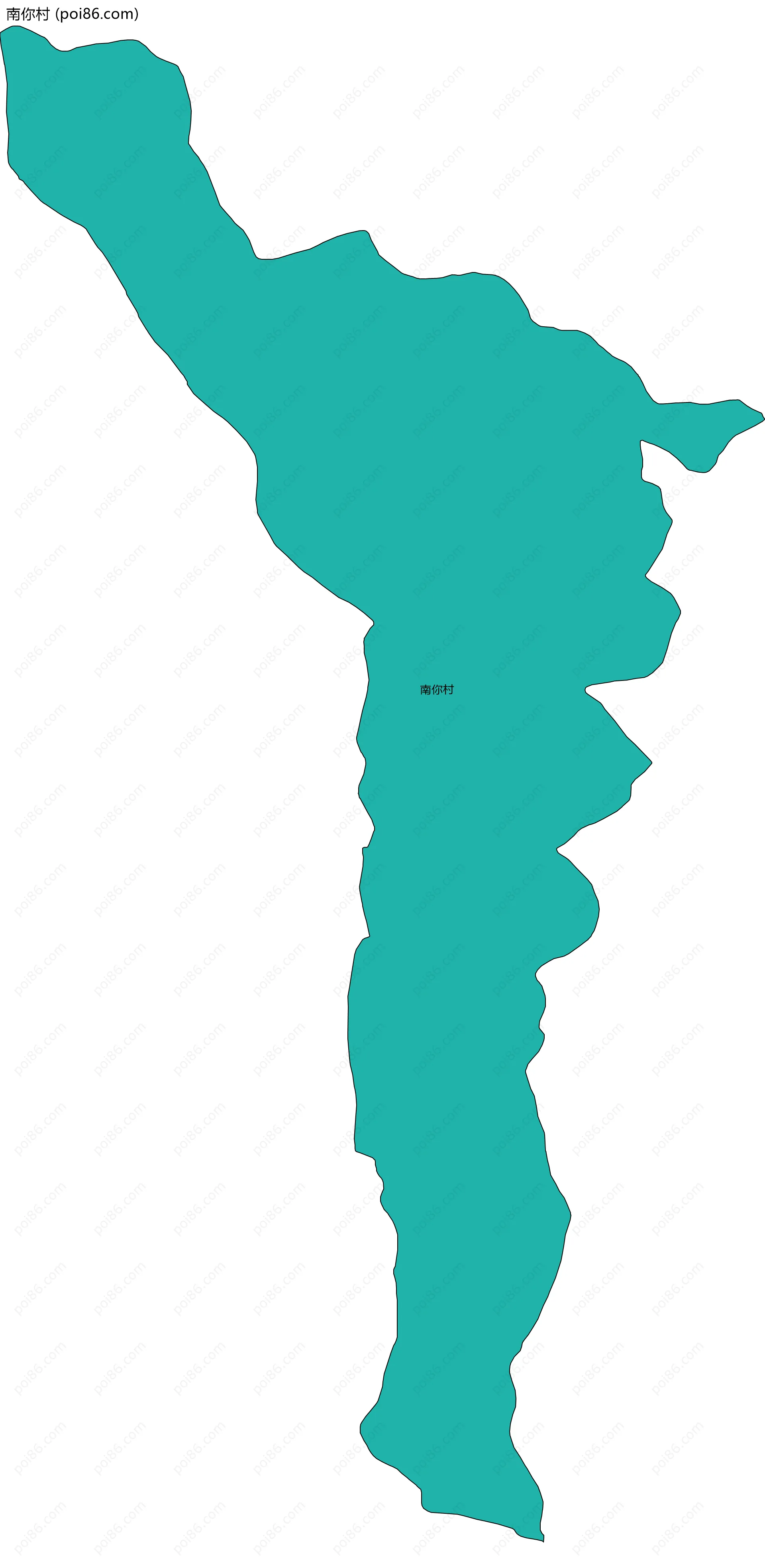 南你村边界地图