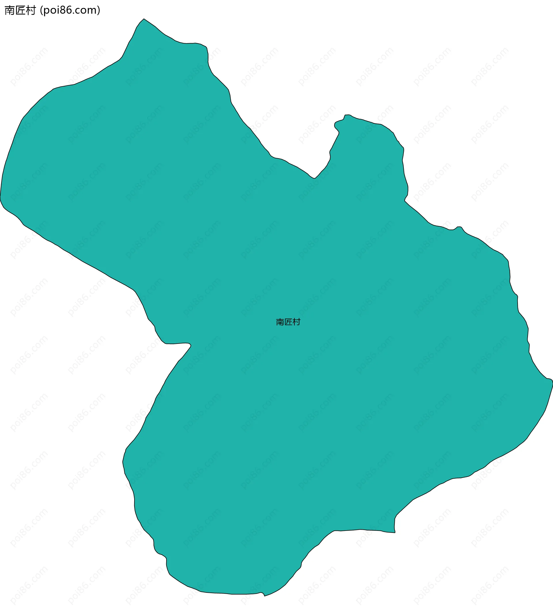 南匠村边界地图