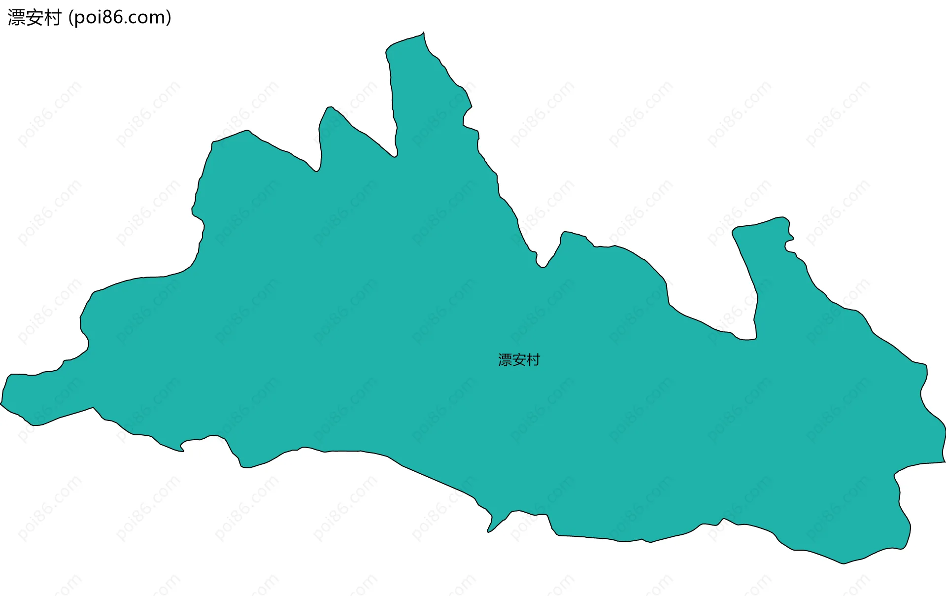 漂安村边界地图