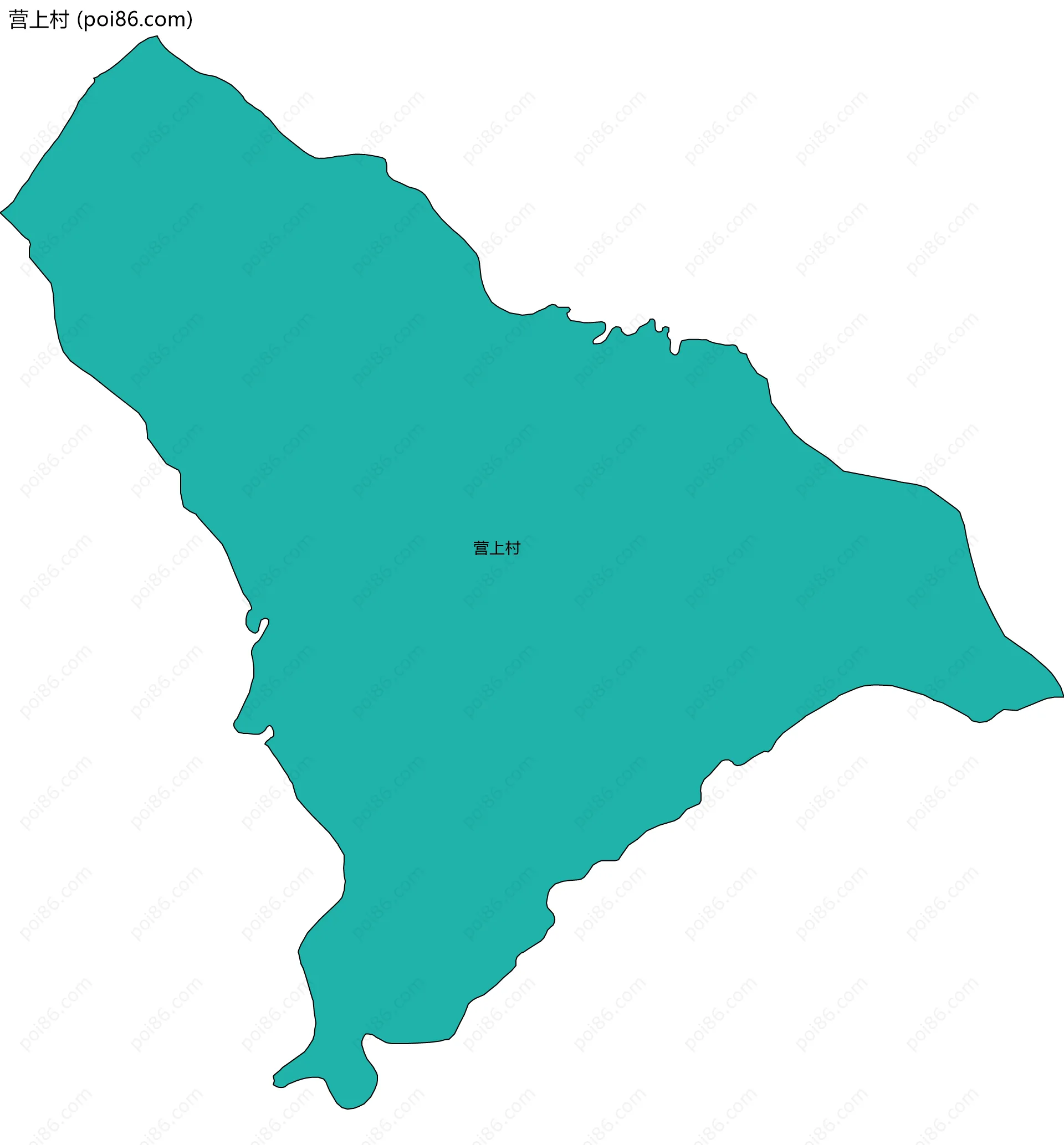 营上村边界地图