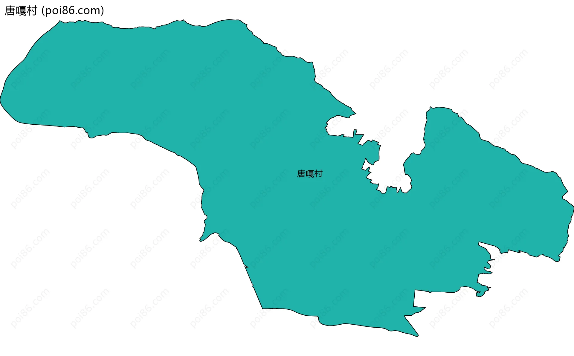 唐嘎村边界地图