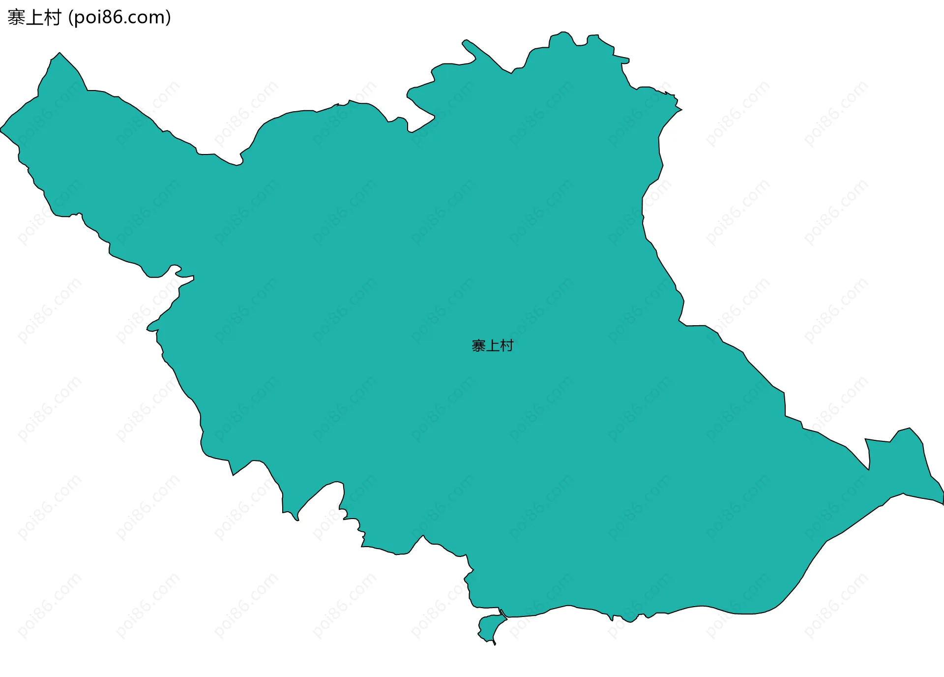 寨上村边界地图