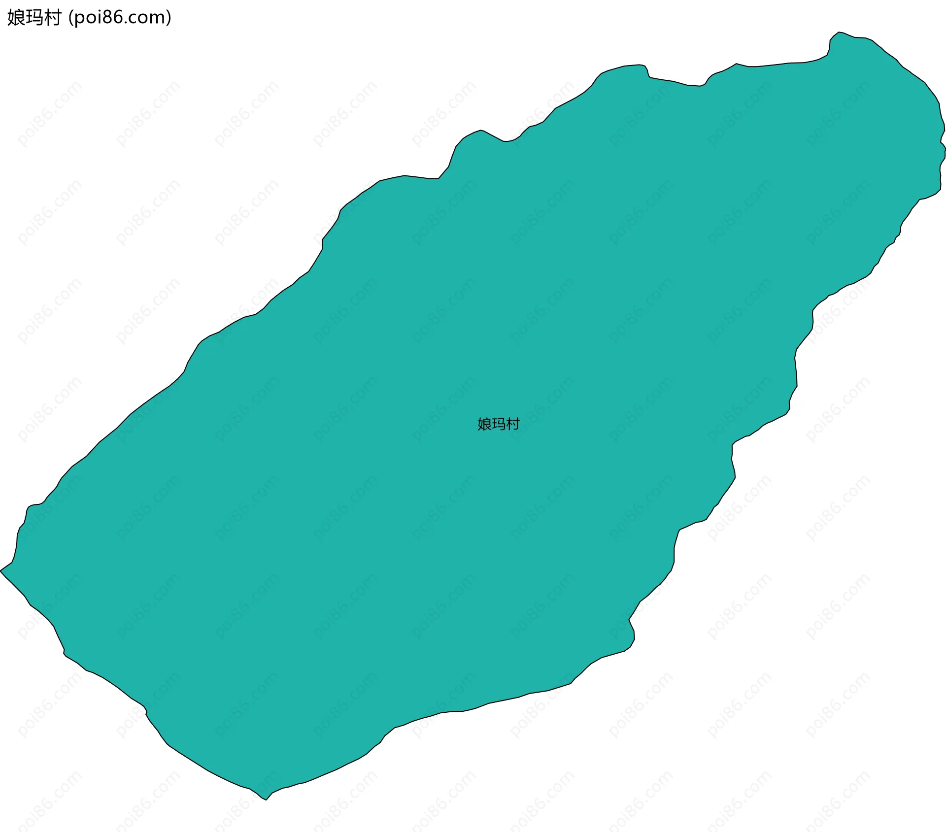 娘玛村边界地图