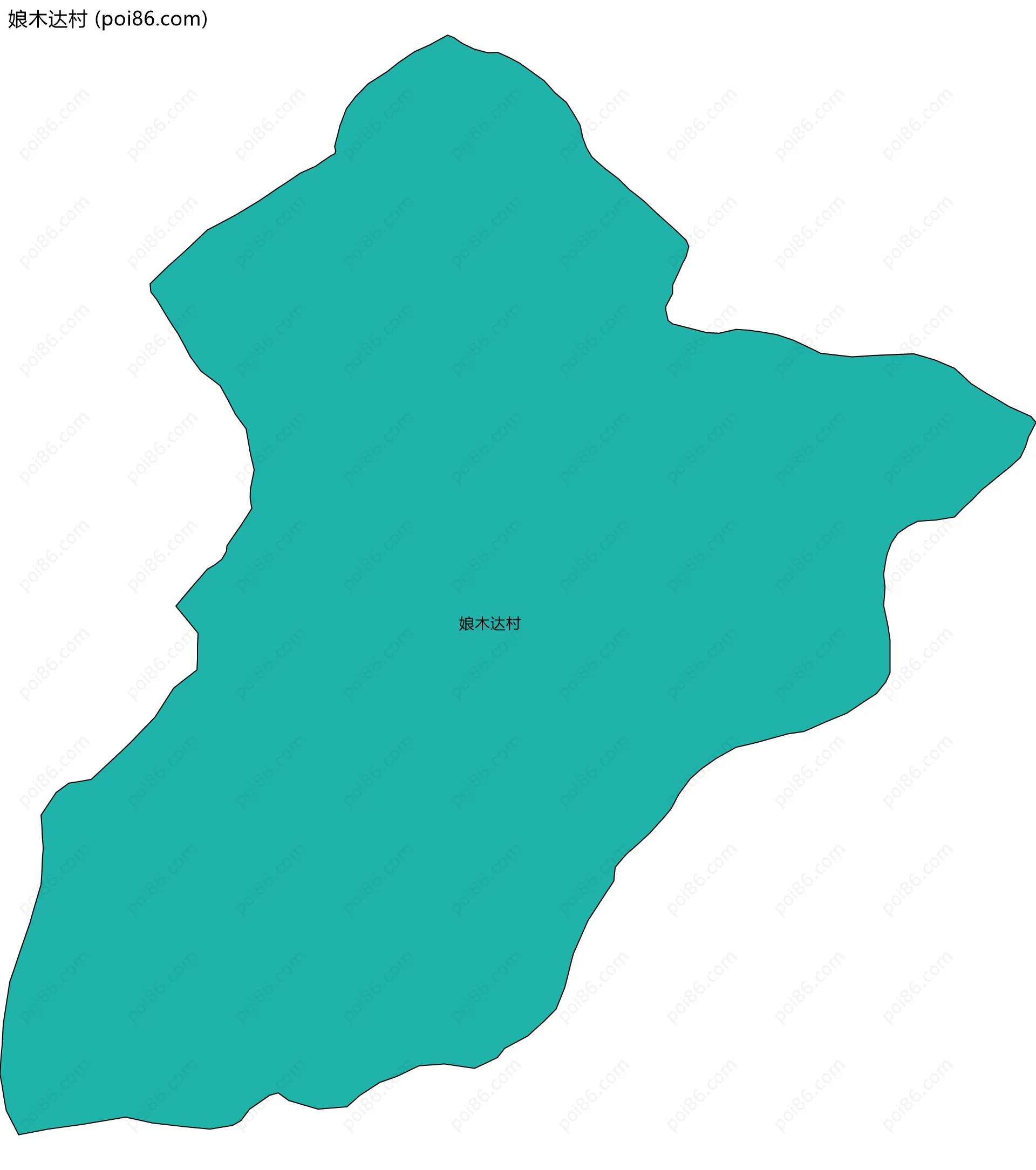 娘木达村边界地图