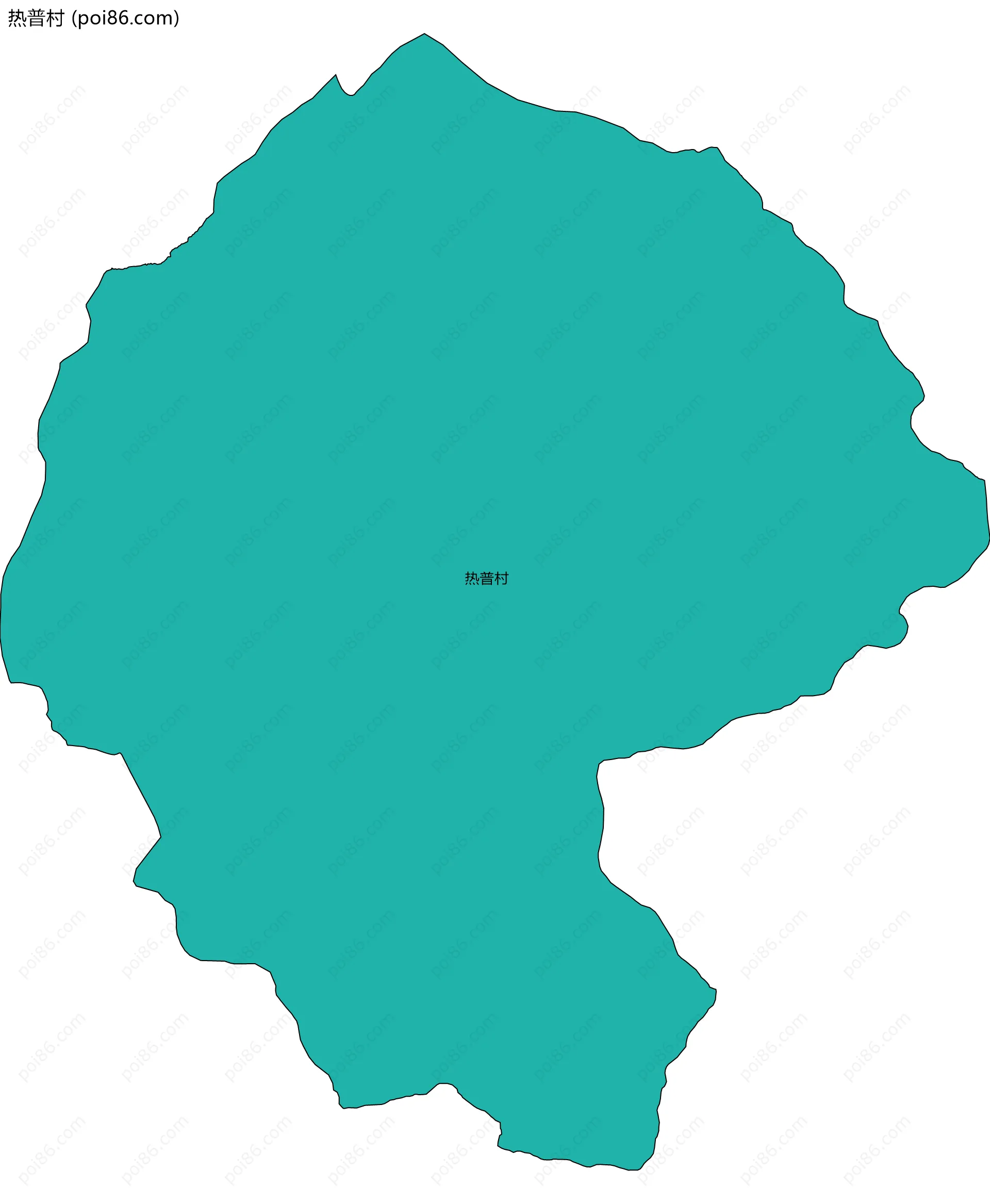 热普村边界地图