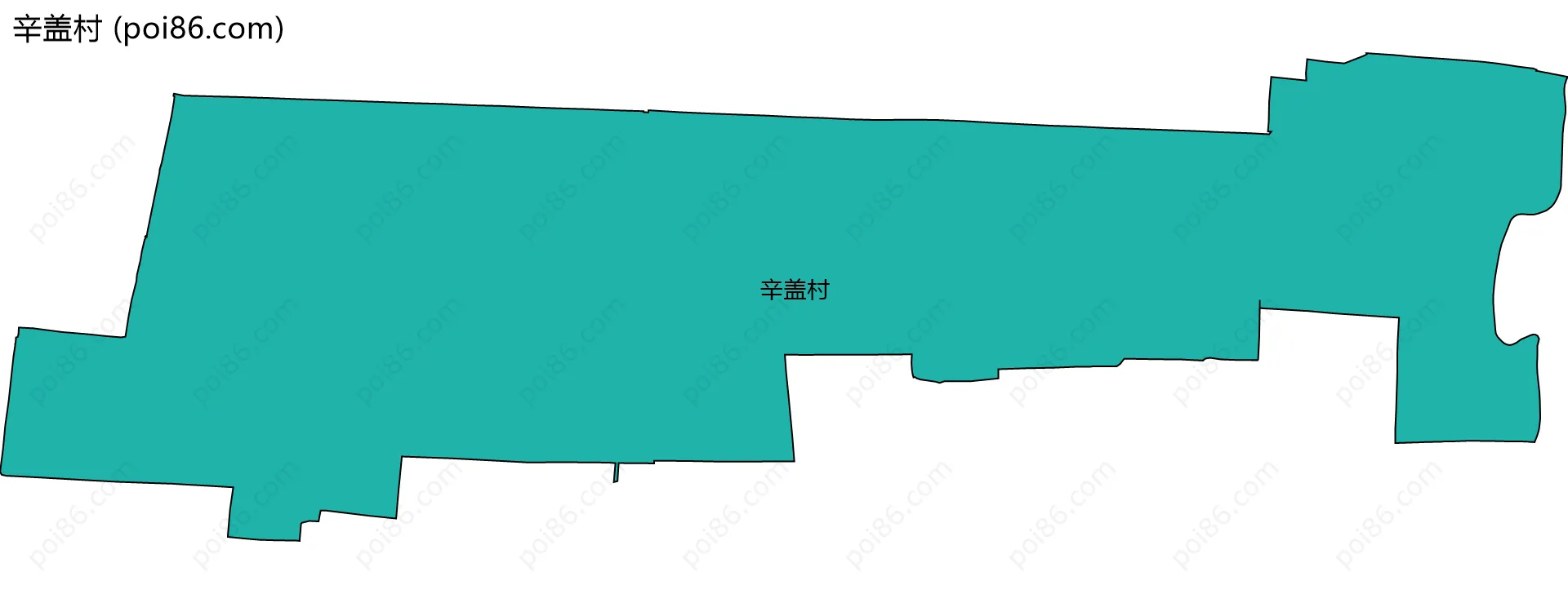 辛盖村边界地图