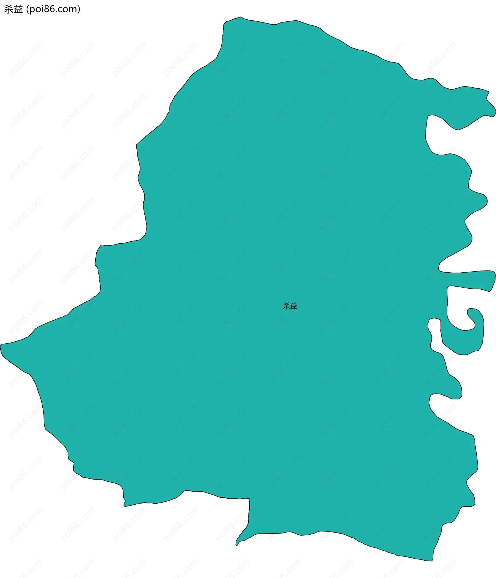 杀益边界地图