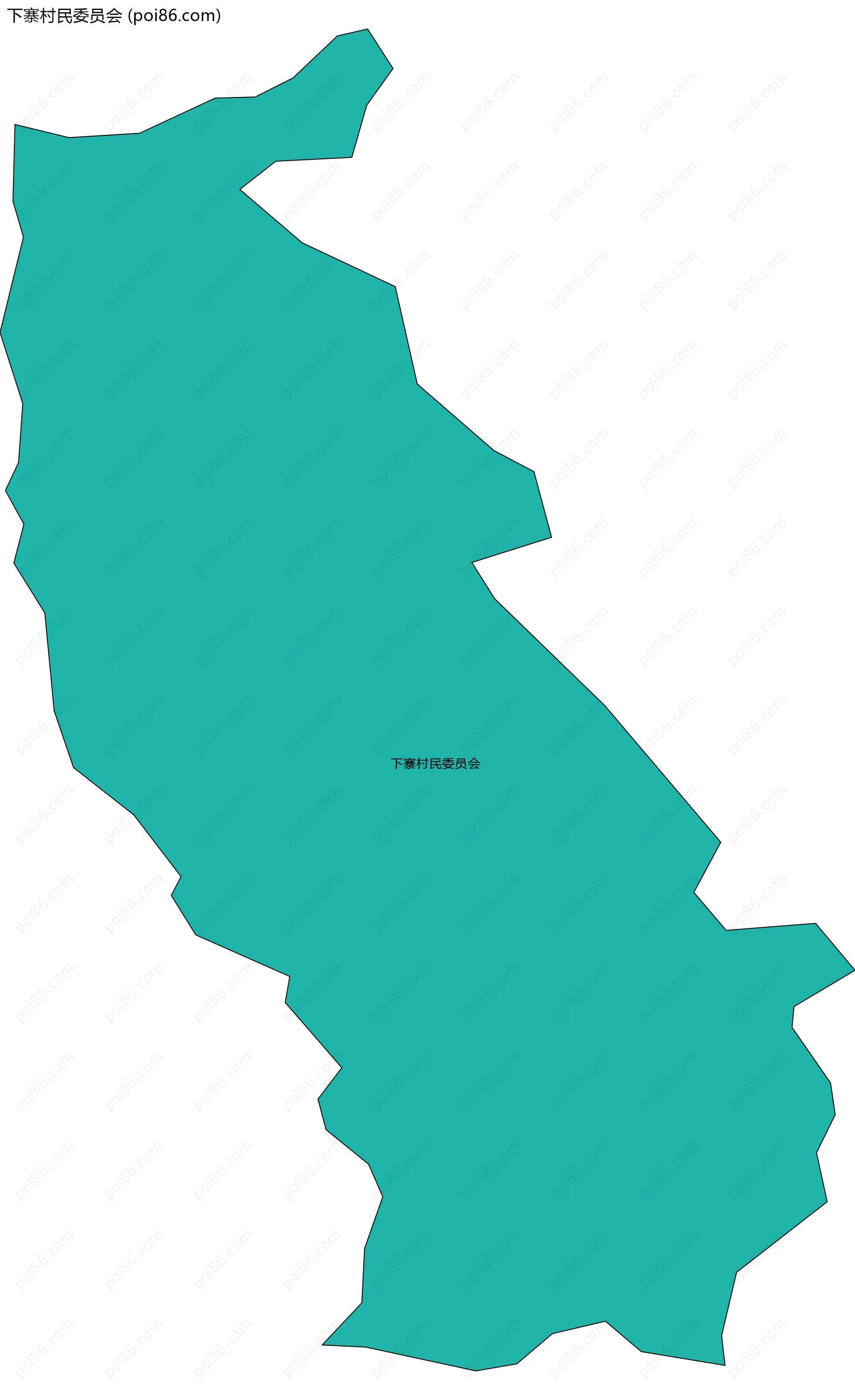 下寨村民委员会边界地图