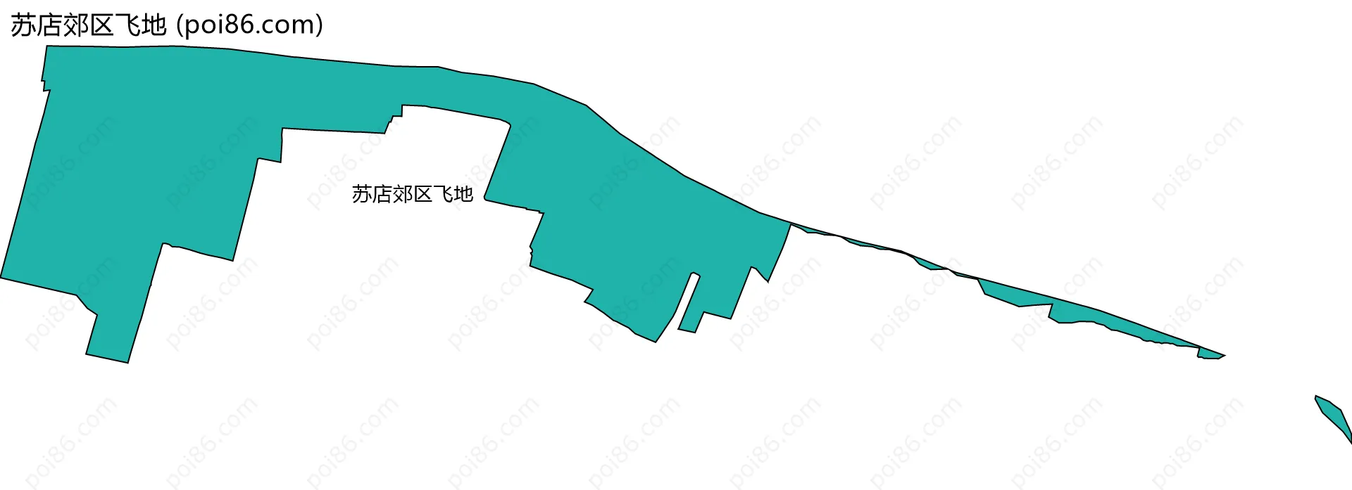 苏店郊区飞地边界地图