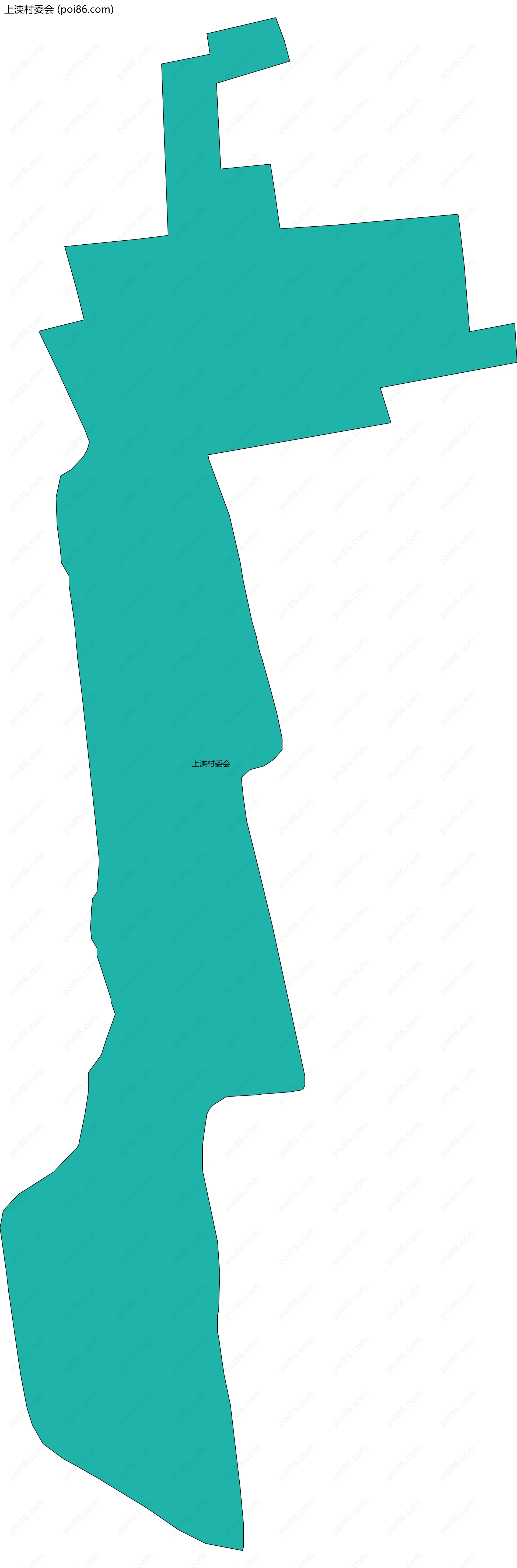 上滦村委会边界地图