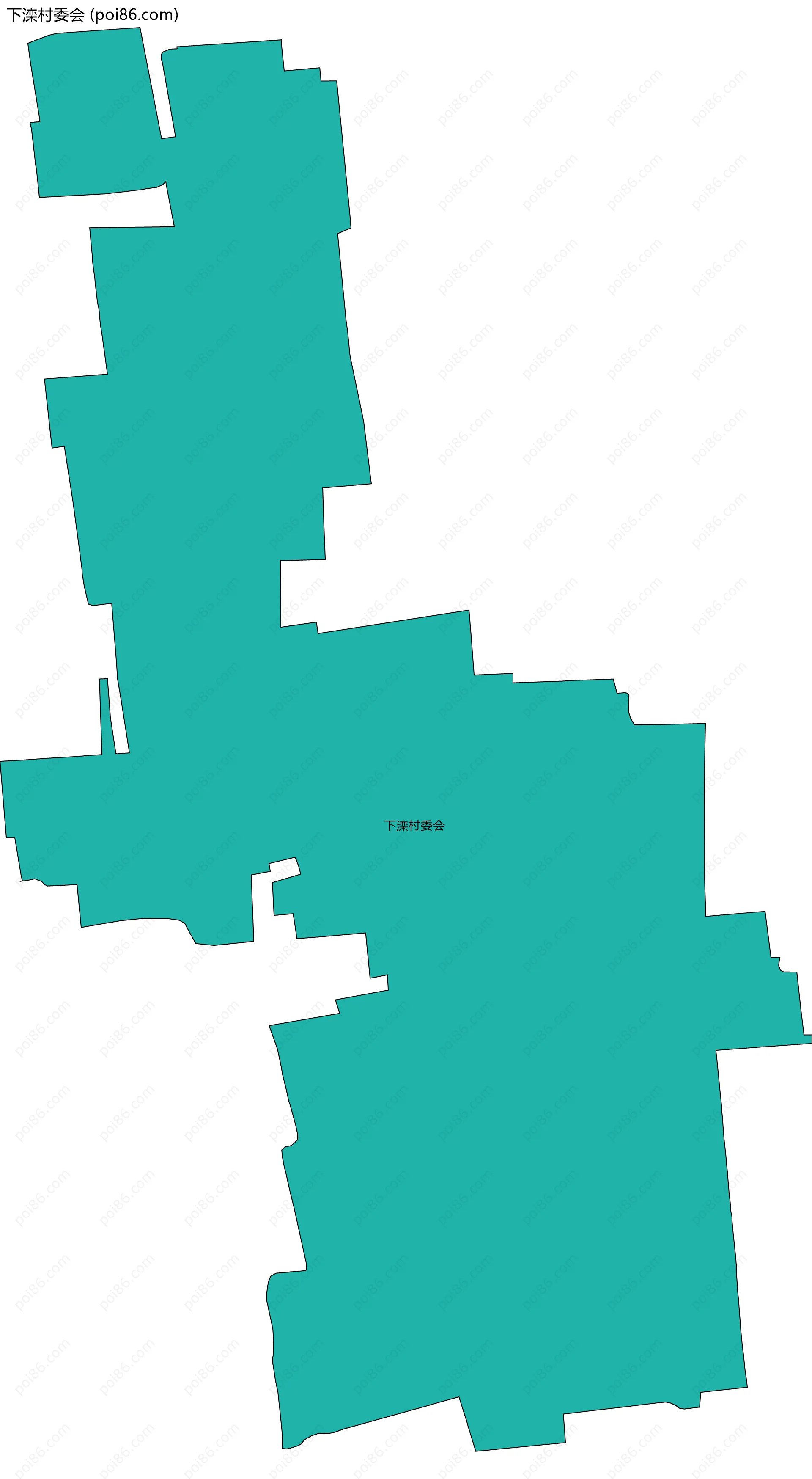 下滦村委会边界地图