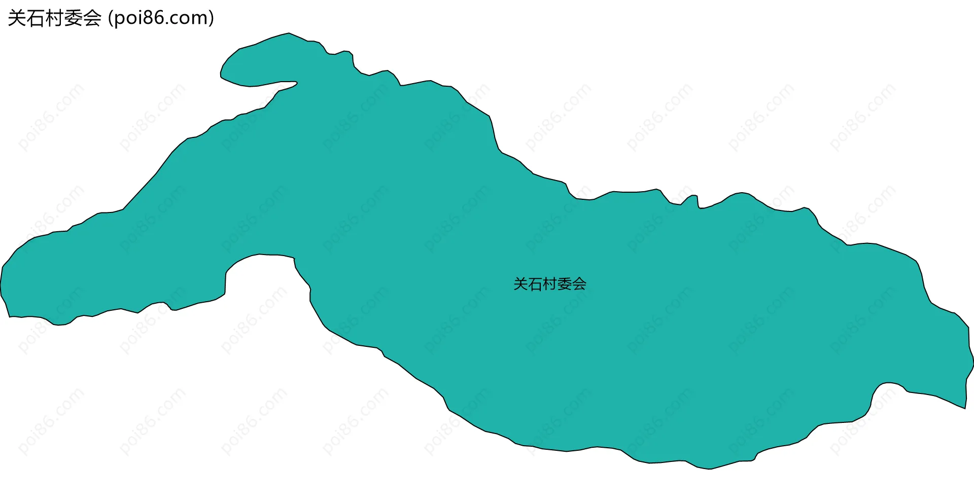 关石村委会边界地图