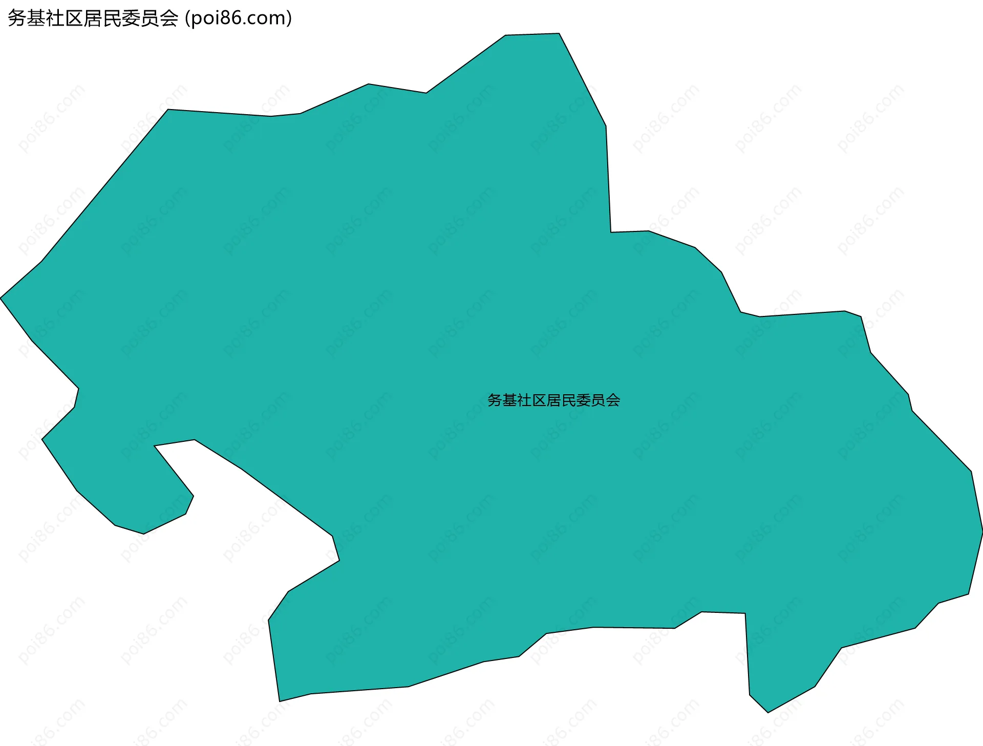 务基社区居民委员会边界地图