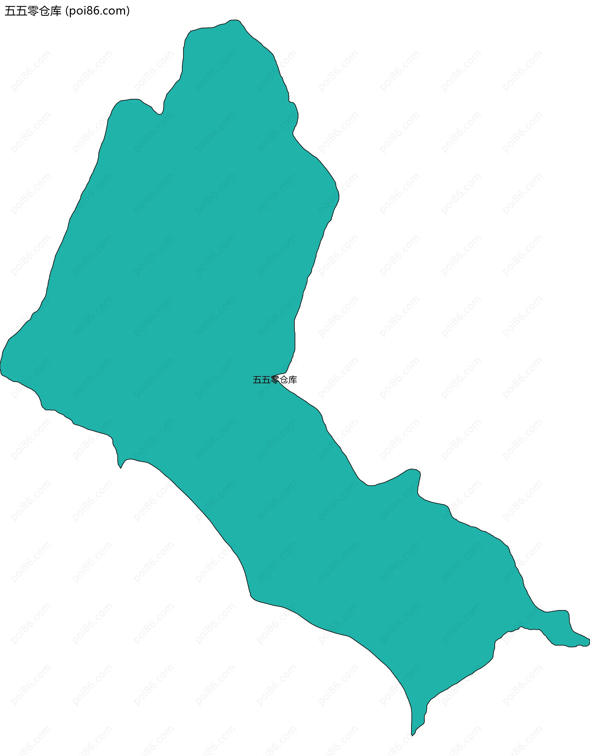 五五零仓库边界地图