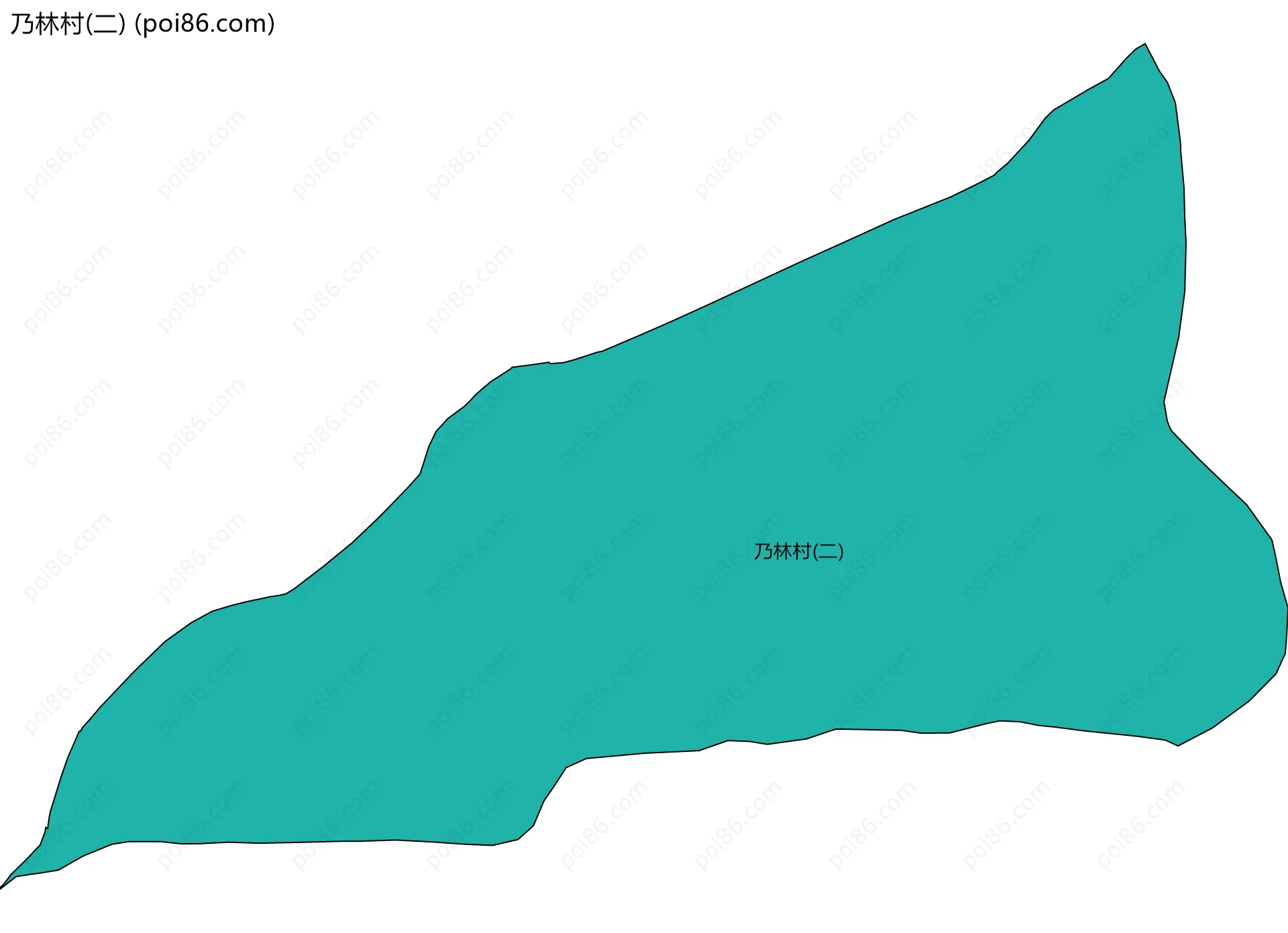 乃林村(二)边界地图