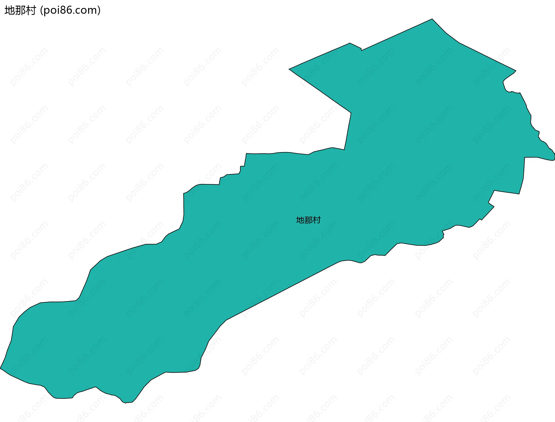 地那村边界地图