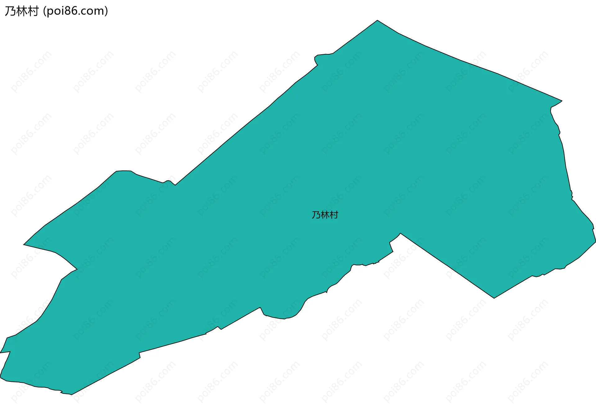 乃林村边界地图