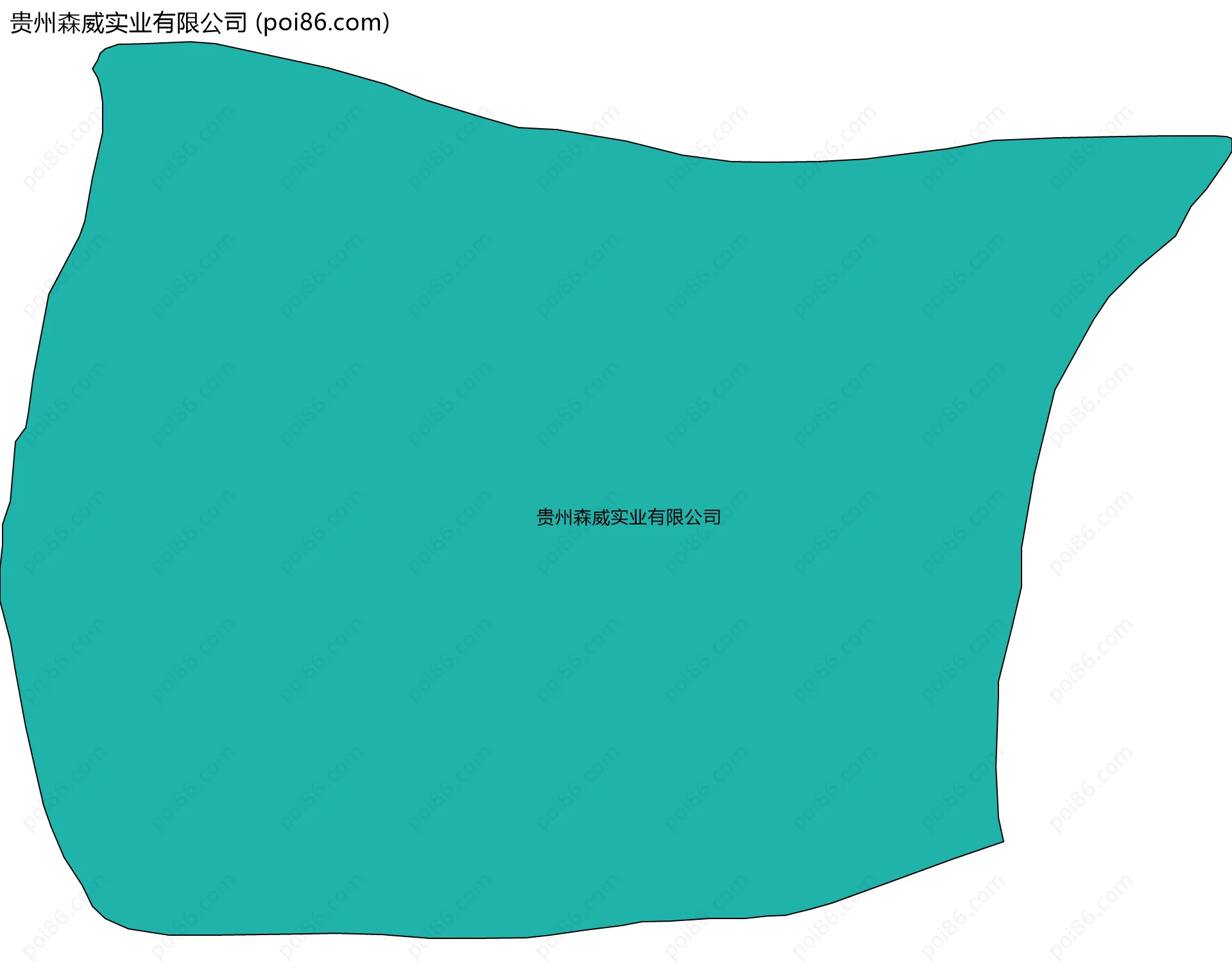 贵州森威实业有限公司边界地图