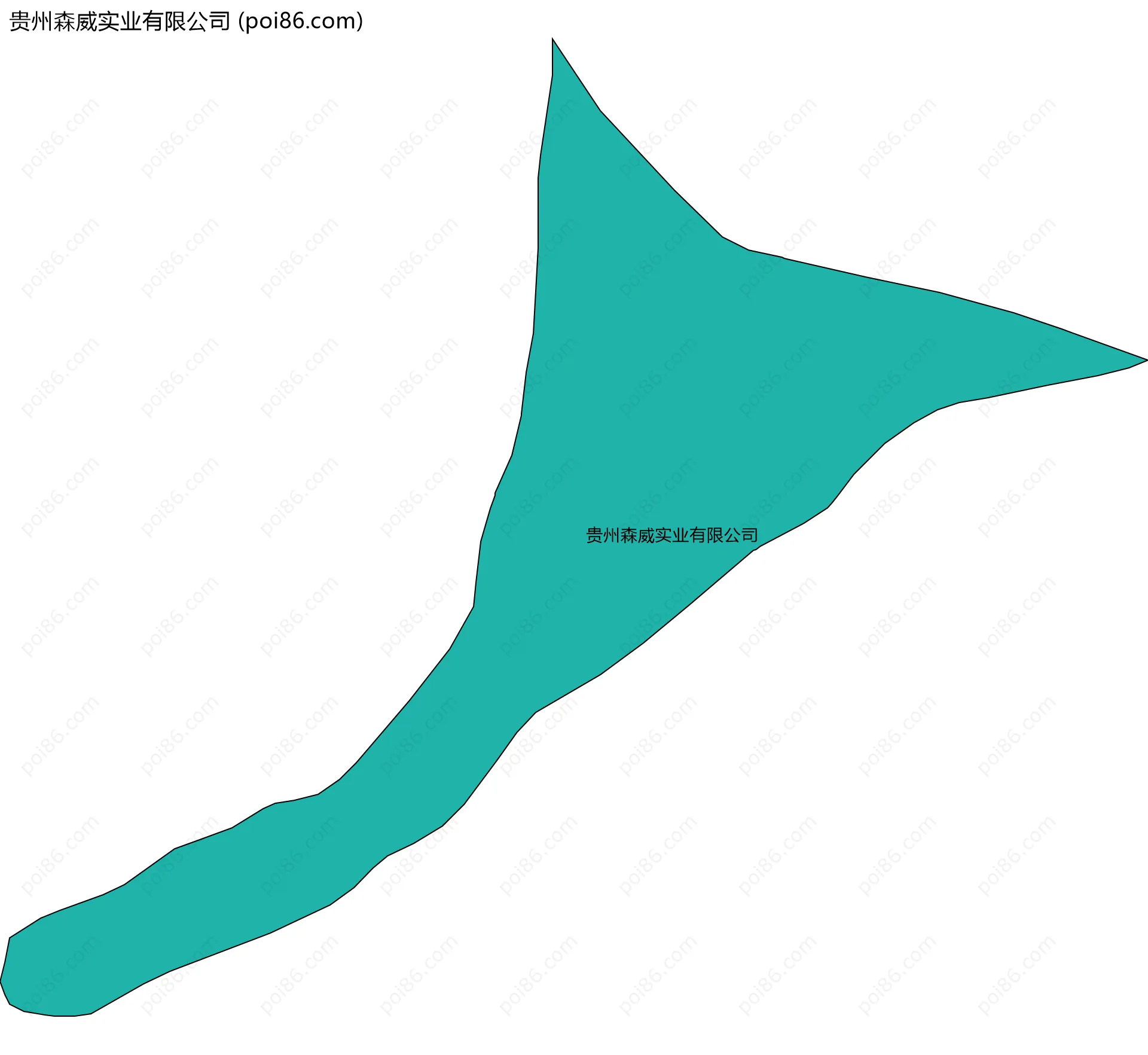 贵州森威实业有限公司边界地图