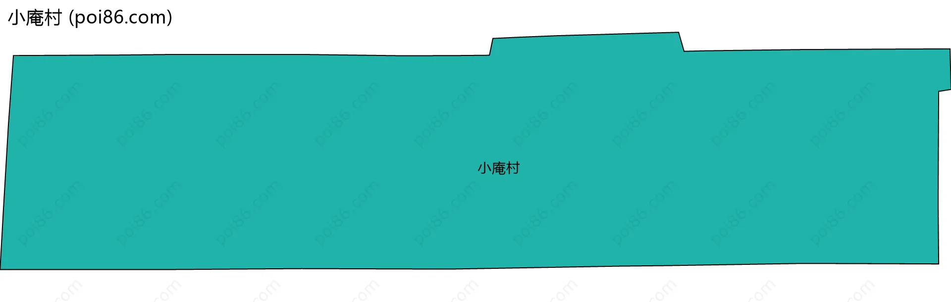 小庵村边界地图