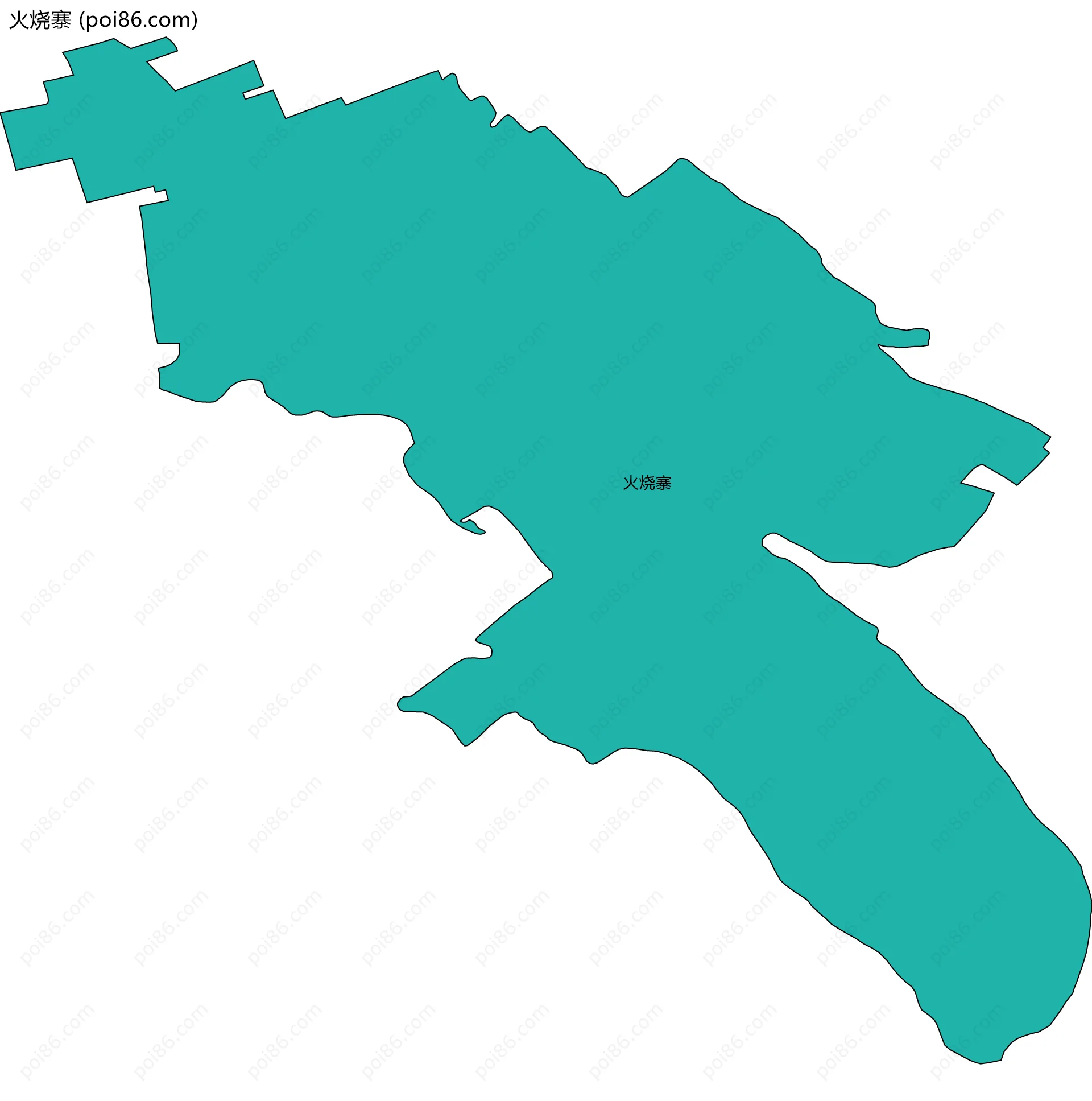 火烧寨边界地图