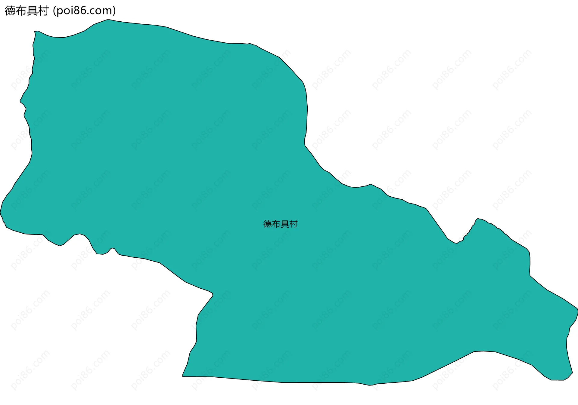 德布具村边界地图