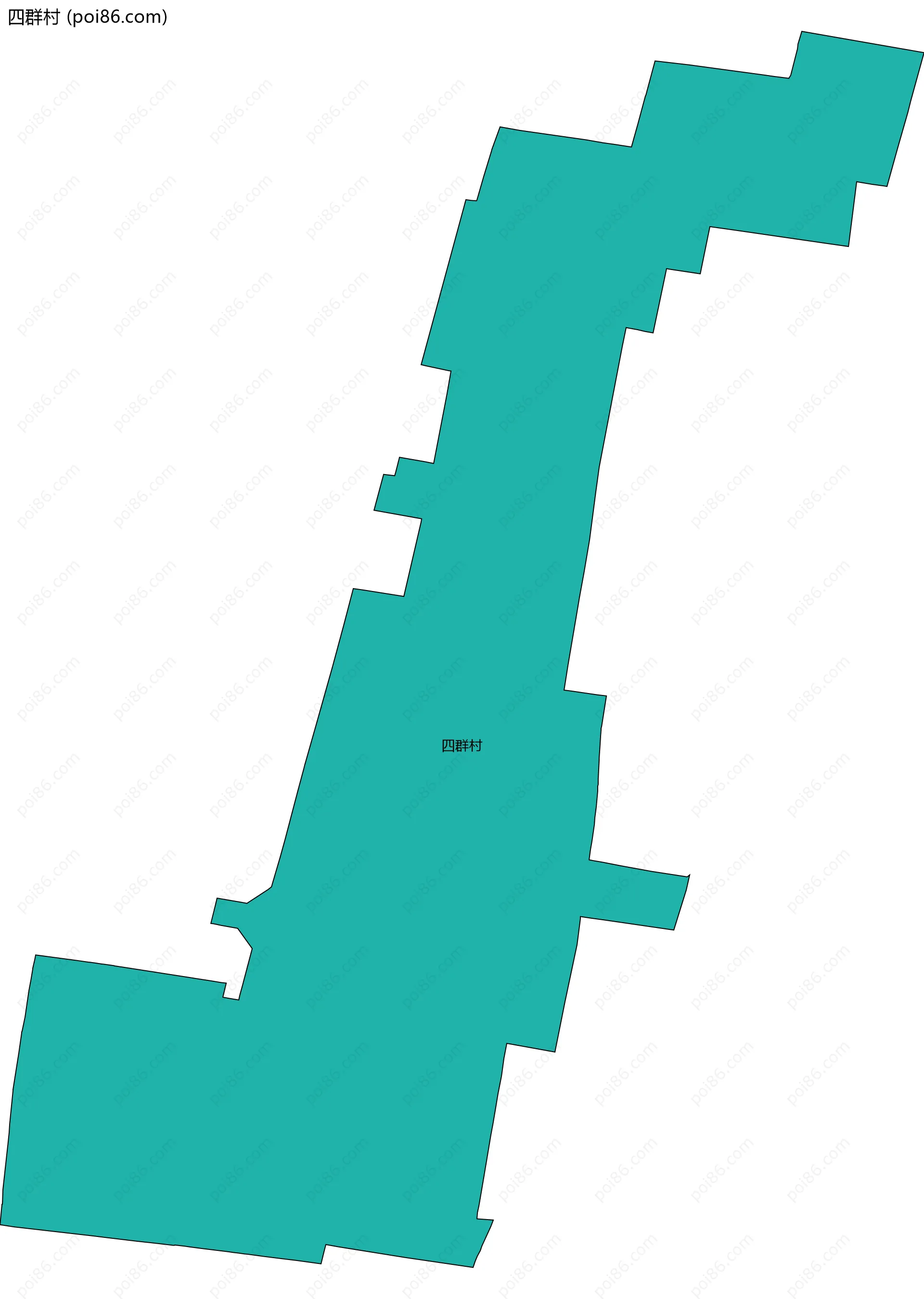 四群村边界地图