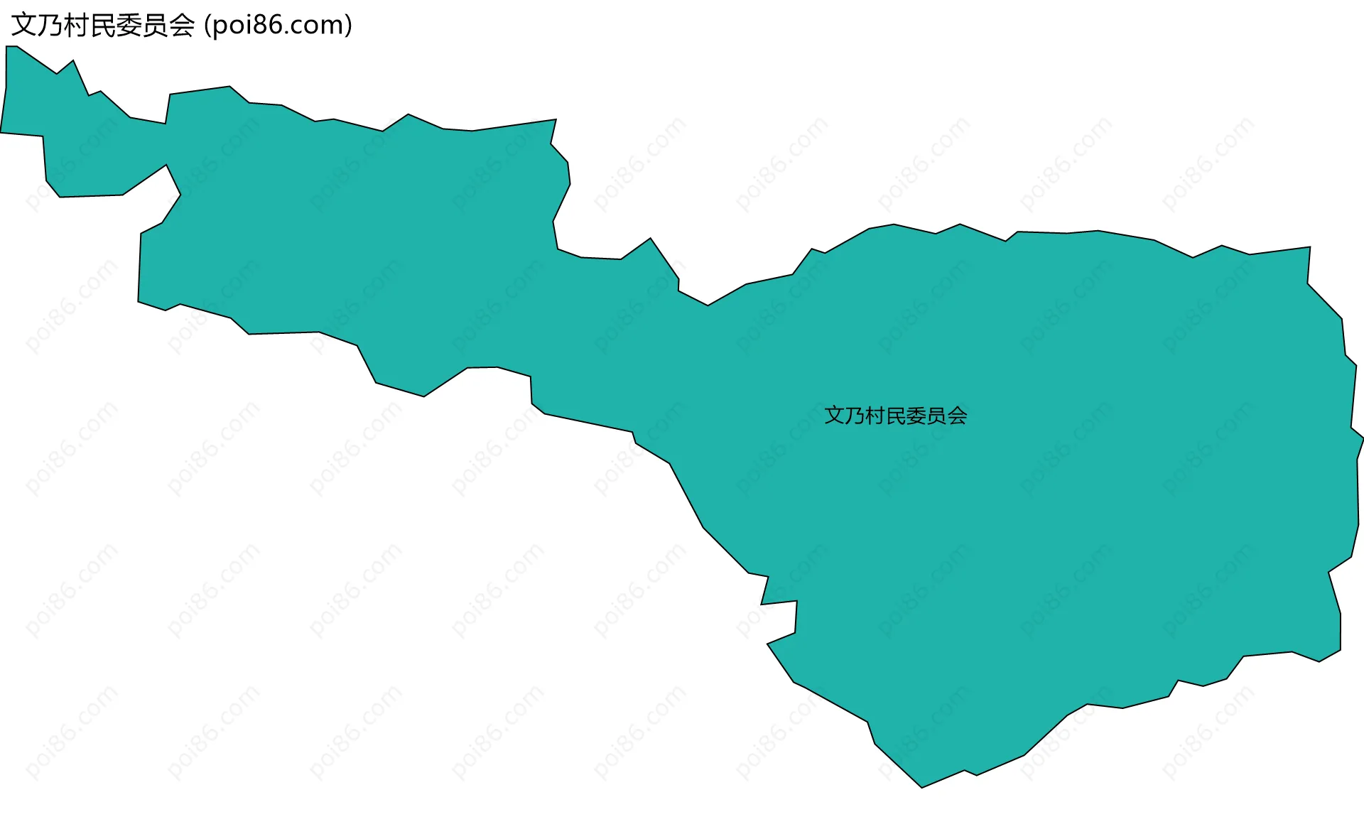 文乃村民委员会边界地图