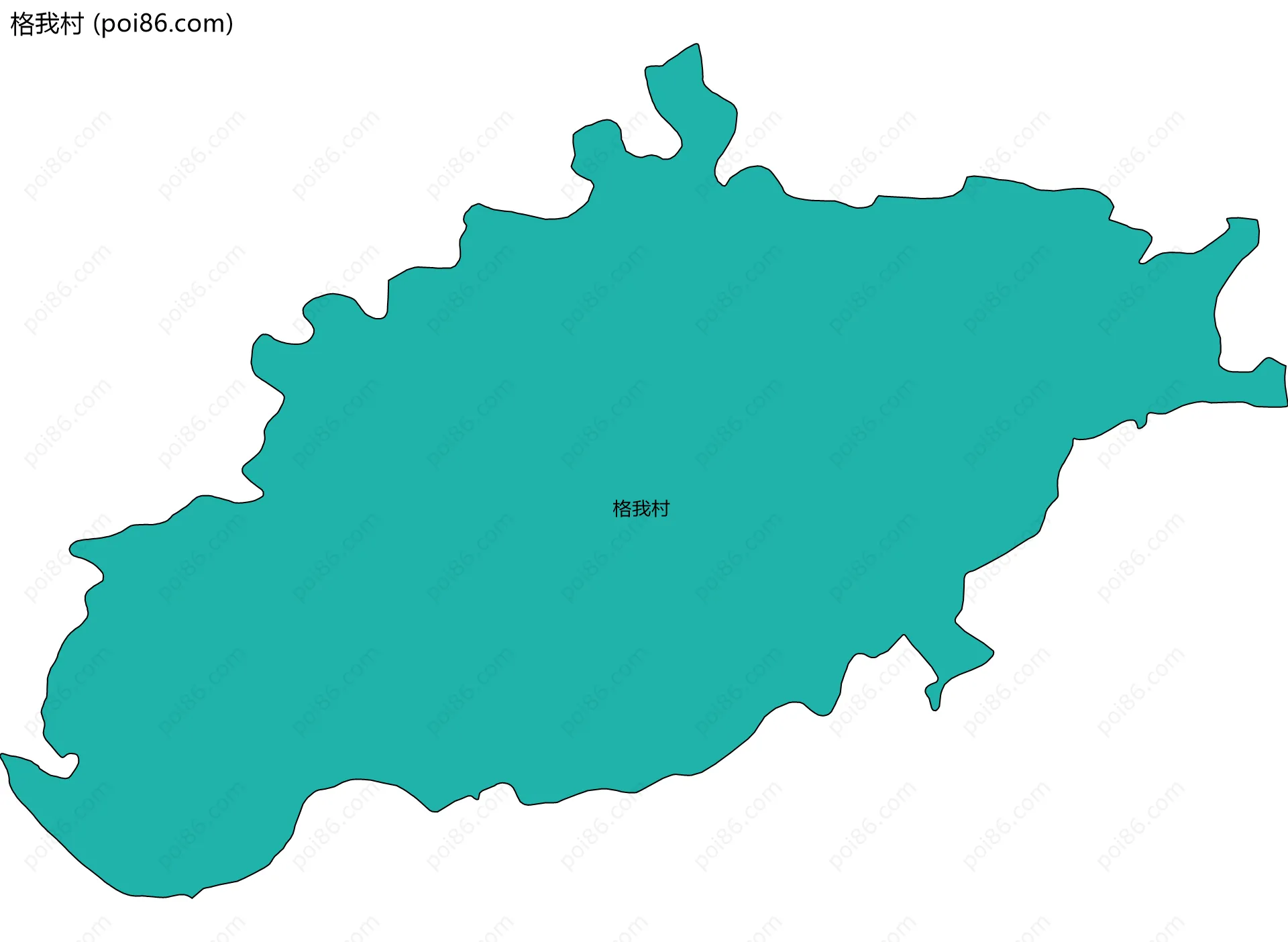 格我村边界地图