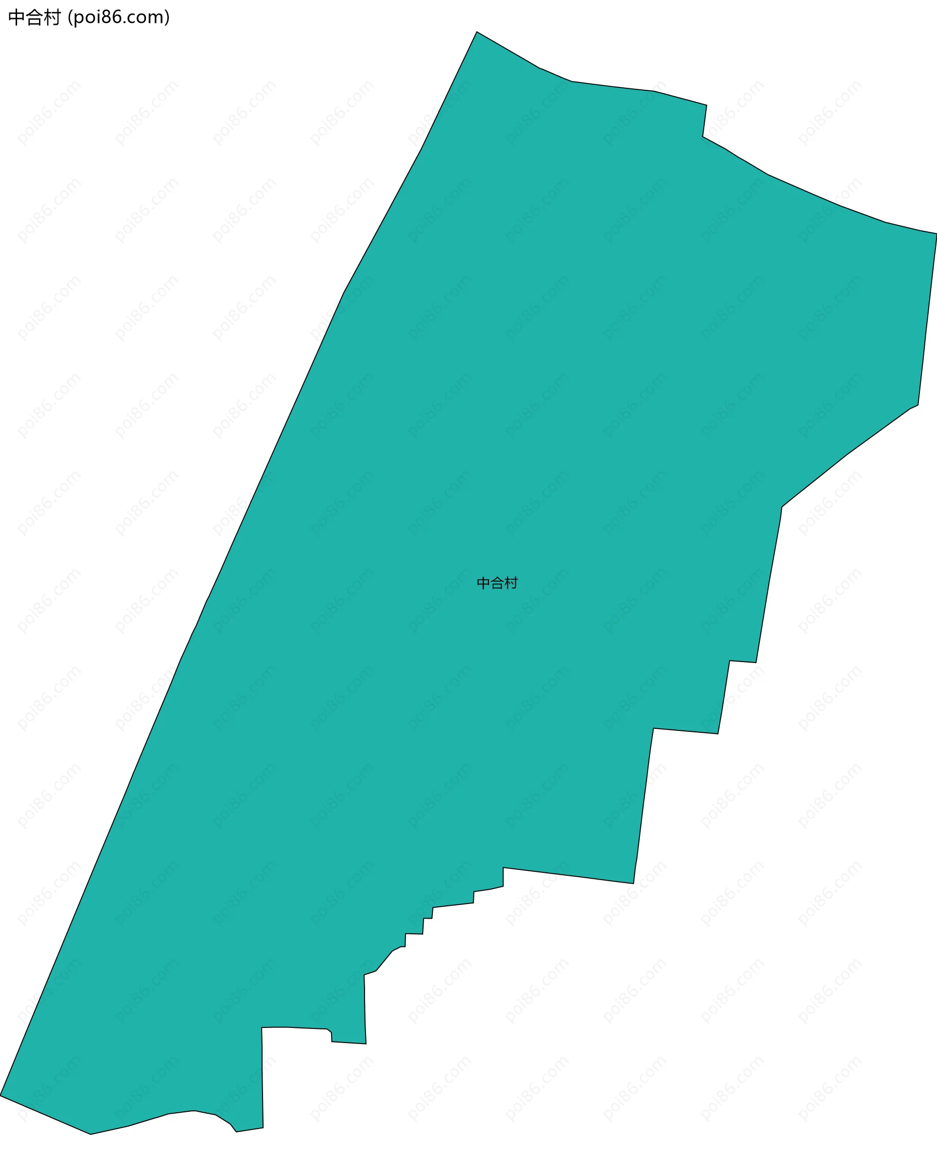 中合村边界地图