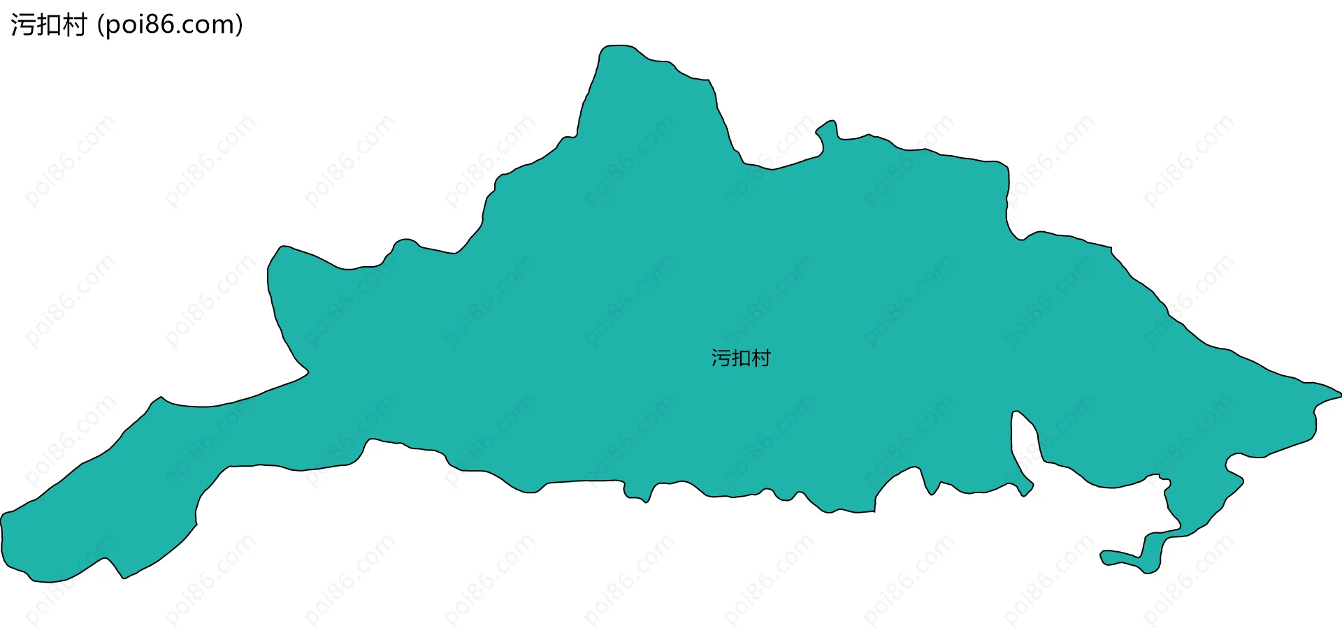 污扣村边界地图