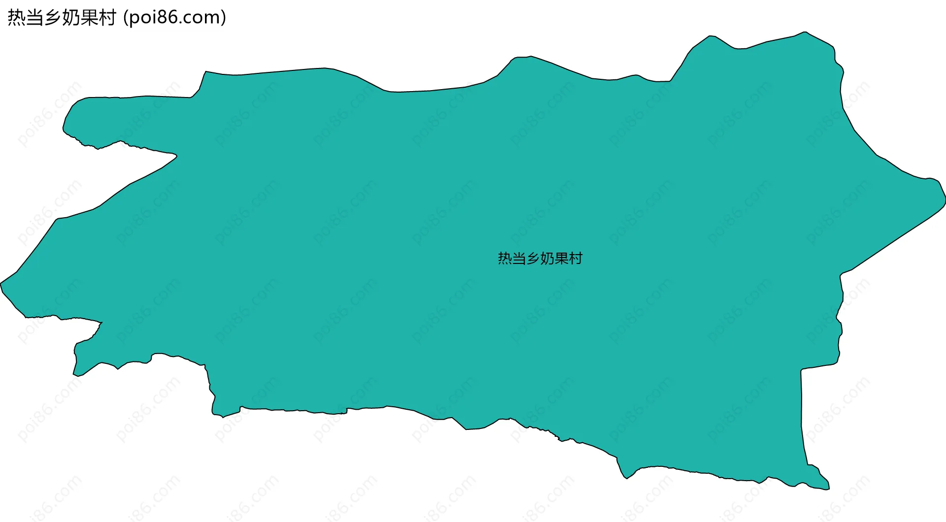 热当乡奶果村边界地图