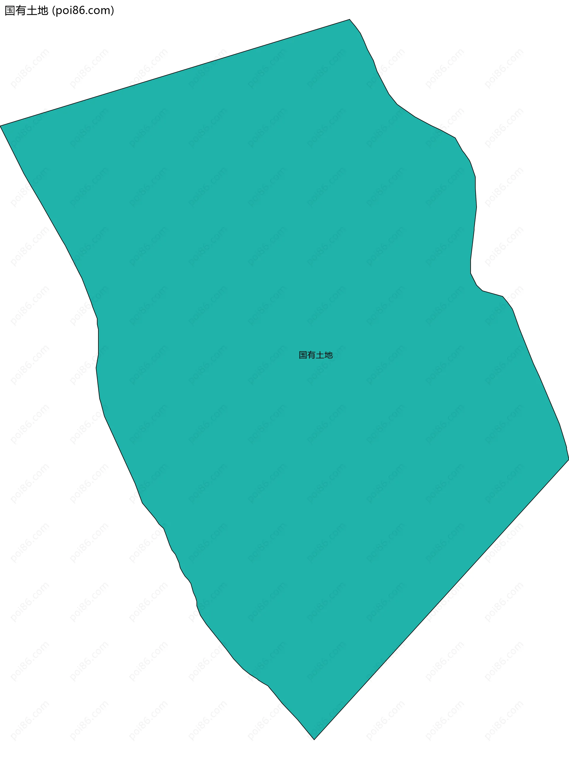 国有土地边界地图