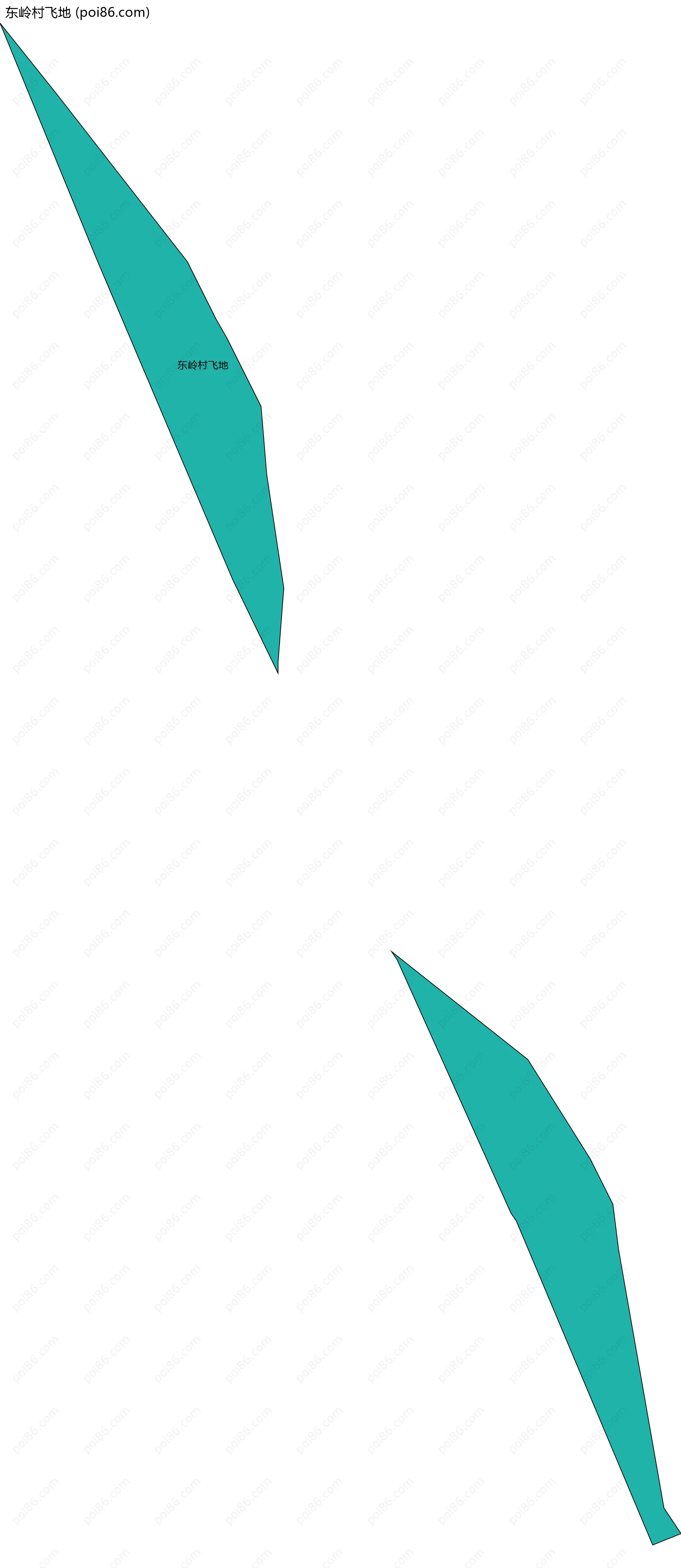 东岭村飞地边界地图