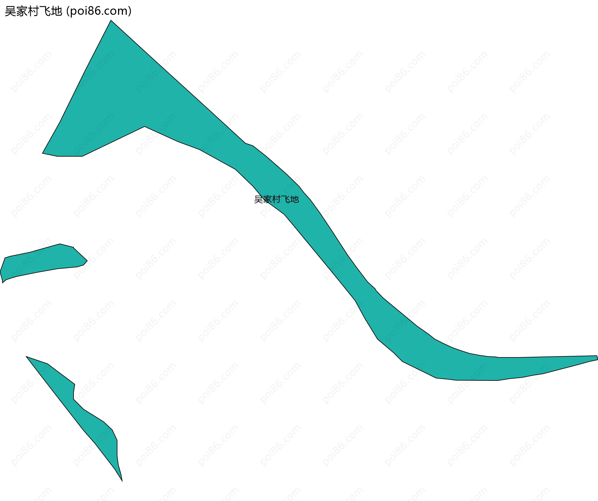 吴家村飞地边界地图