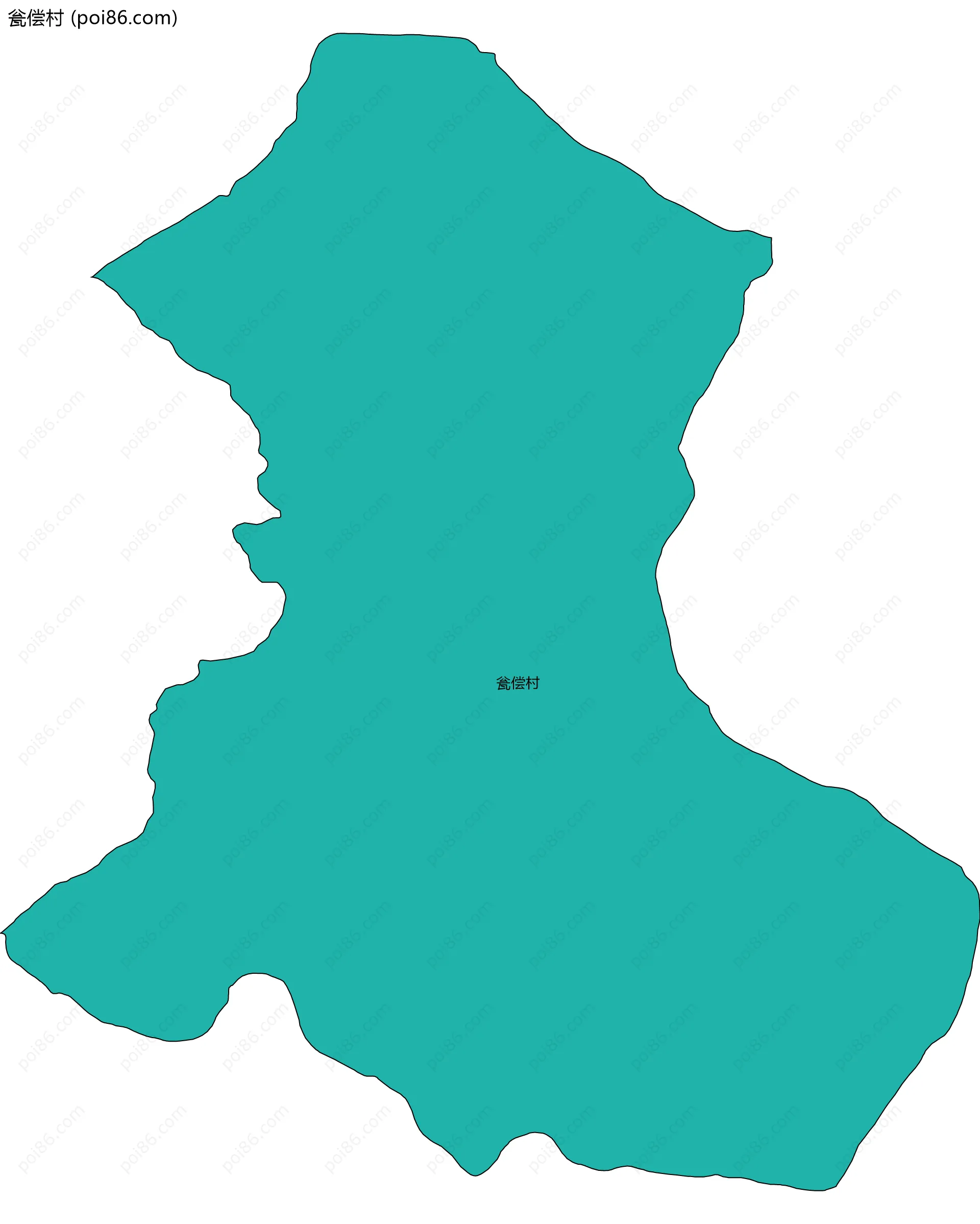 瓮偿村边界地图