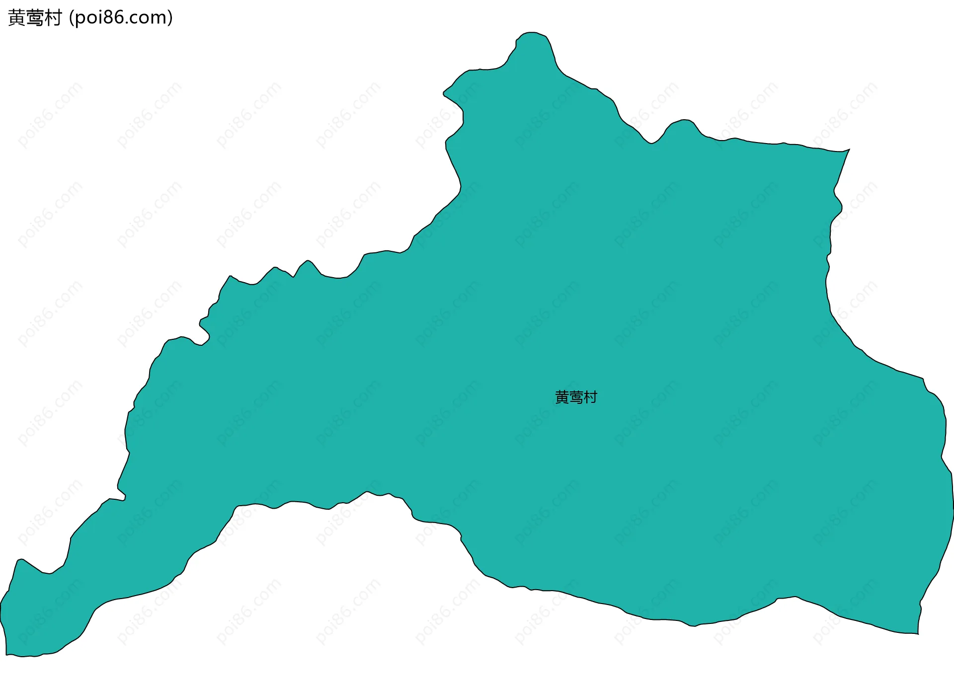 黄莺村边界地图