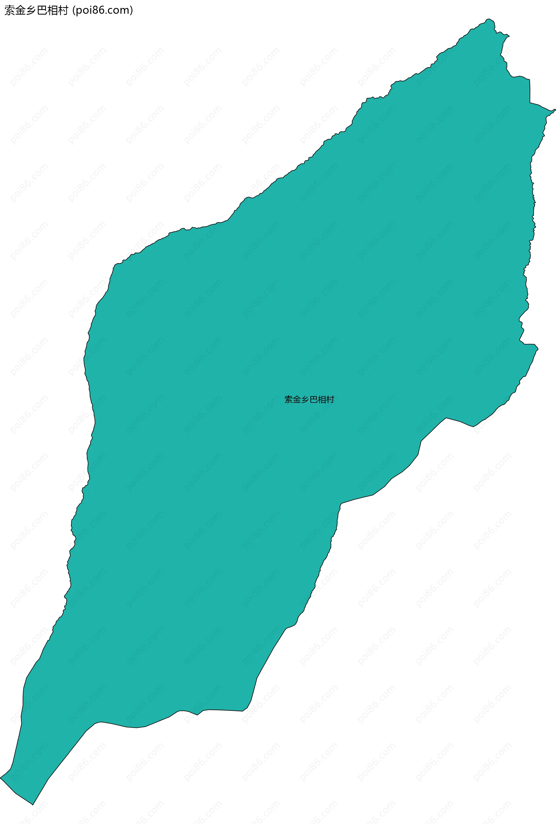索金乡巴相村边界地图