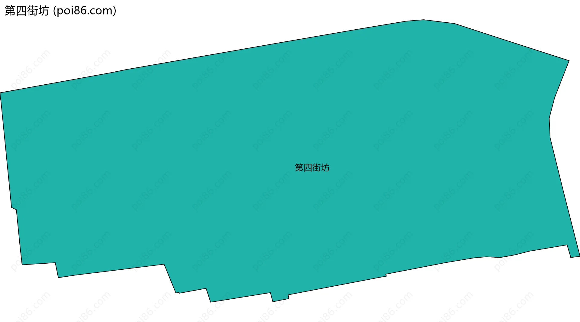 第四街坊边界地图